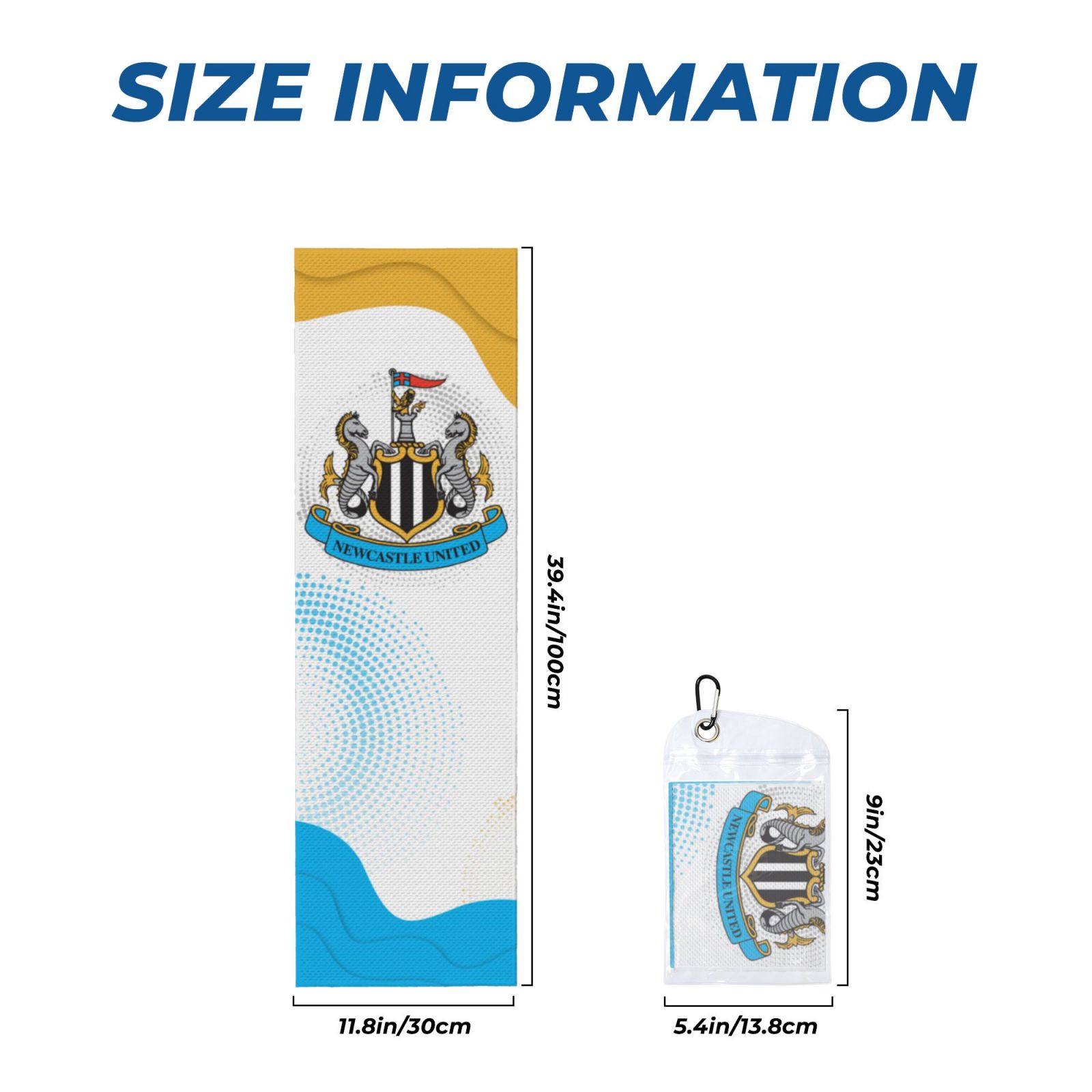 Newcastle United Sports Towel CET2120 - Soccerfana