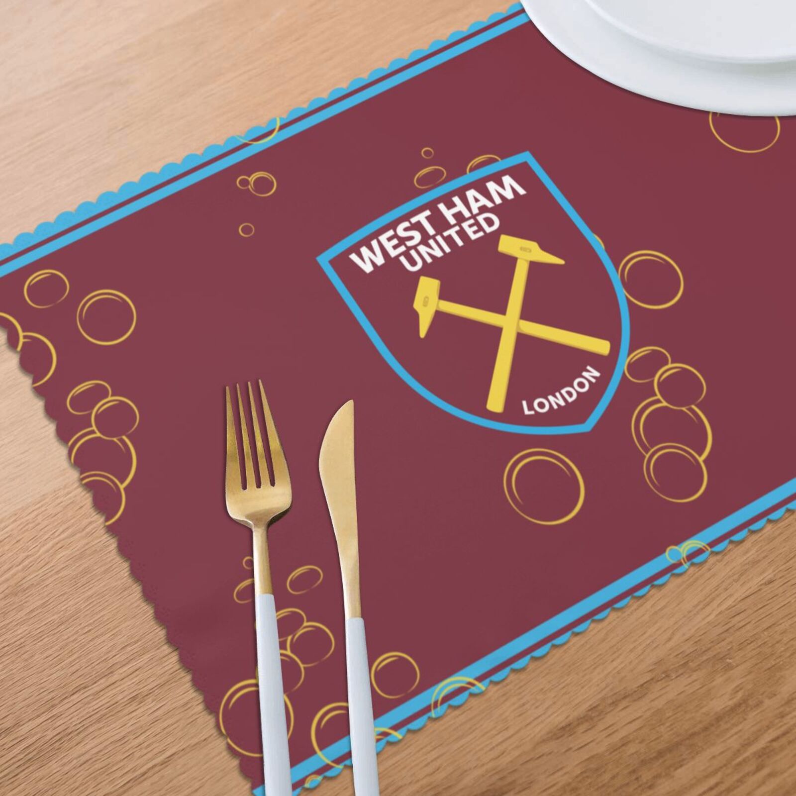 West Ham United Placemat Set Of 6 PFD2306 - Soccerfana