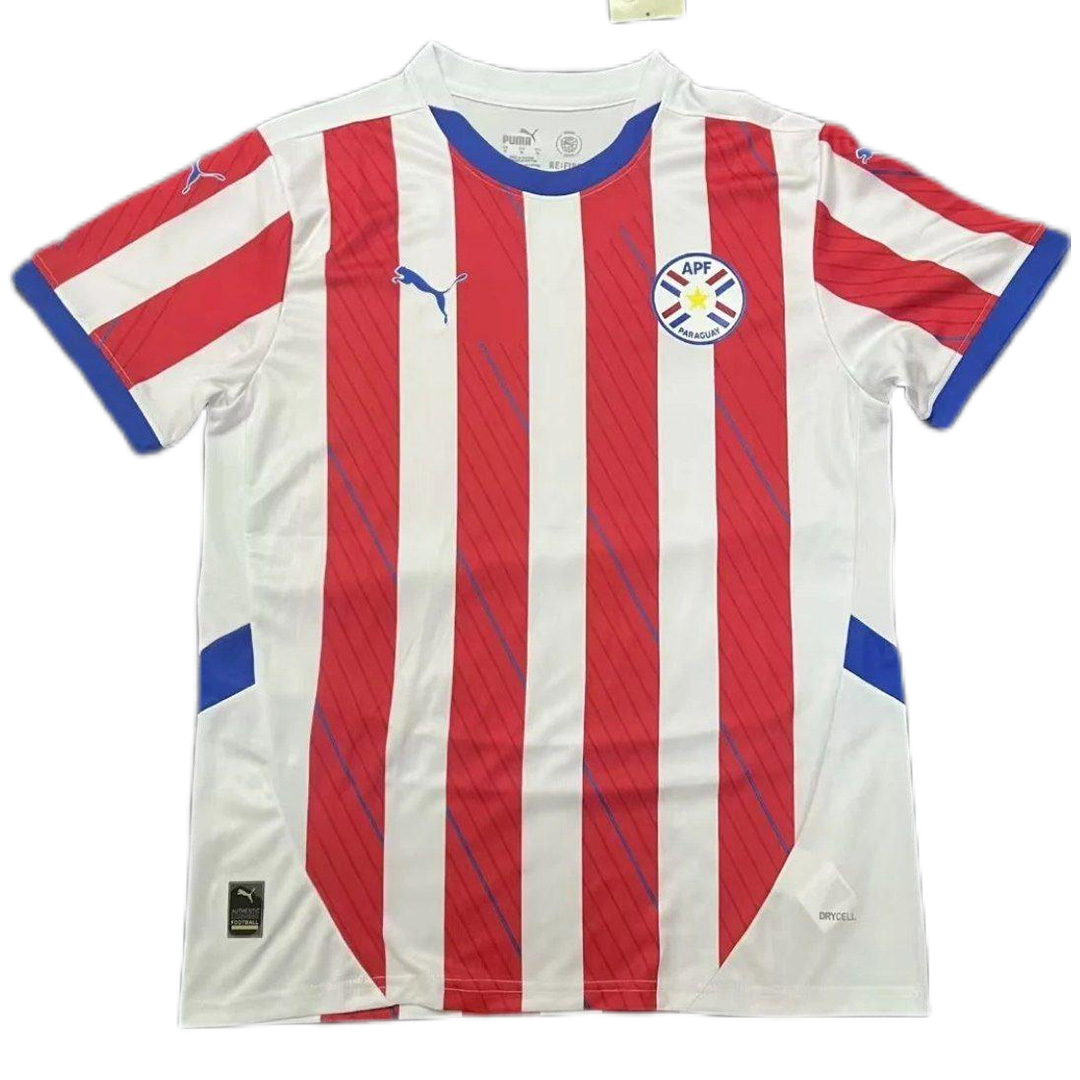 Paraguay Home Jersey Copa America 2024 - Soccerfana