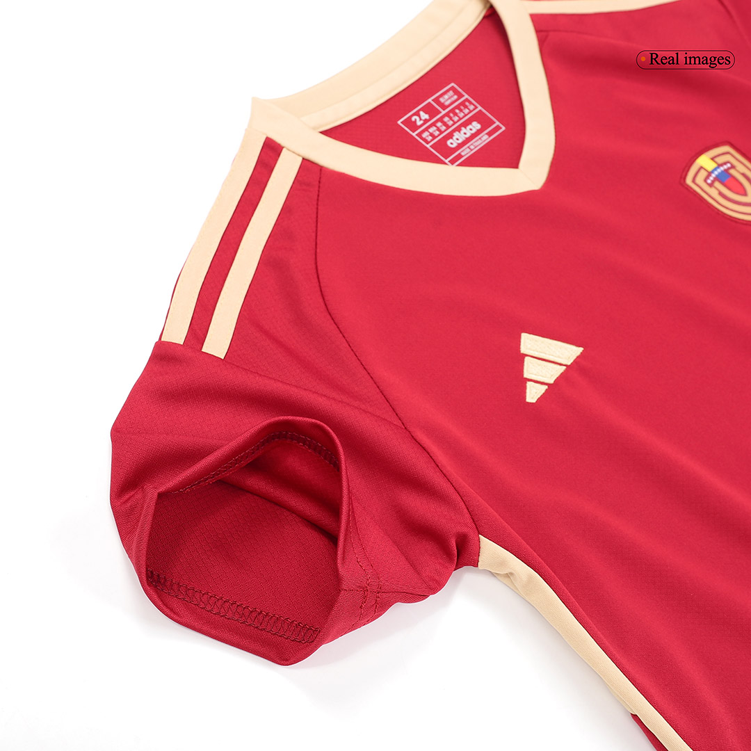 Kid's Venezuela Home Jersey+Shorts Copa America 2024 - Soccerfana