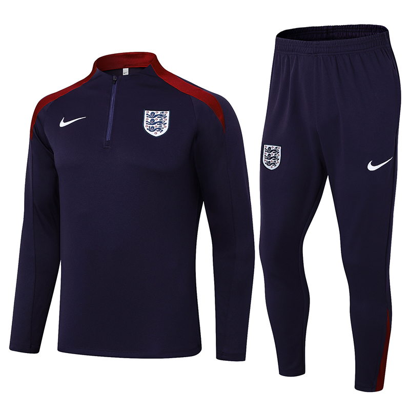 England Long Sleeve Track Suit 2024/25 MEN550 - Soccerfana