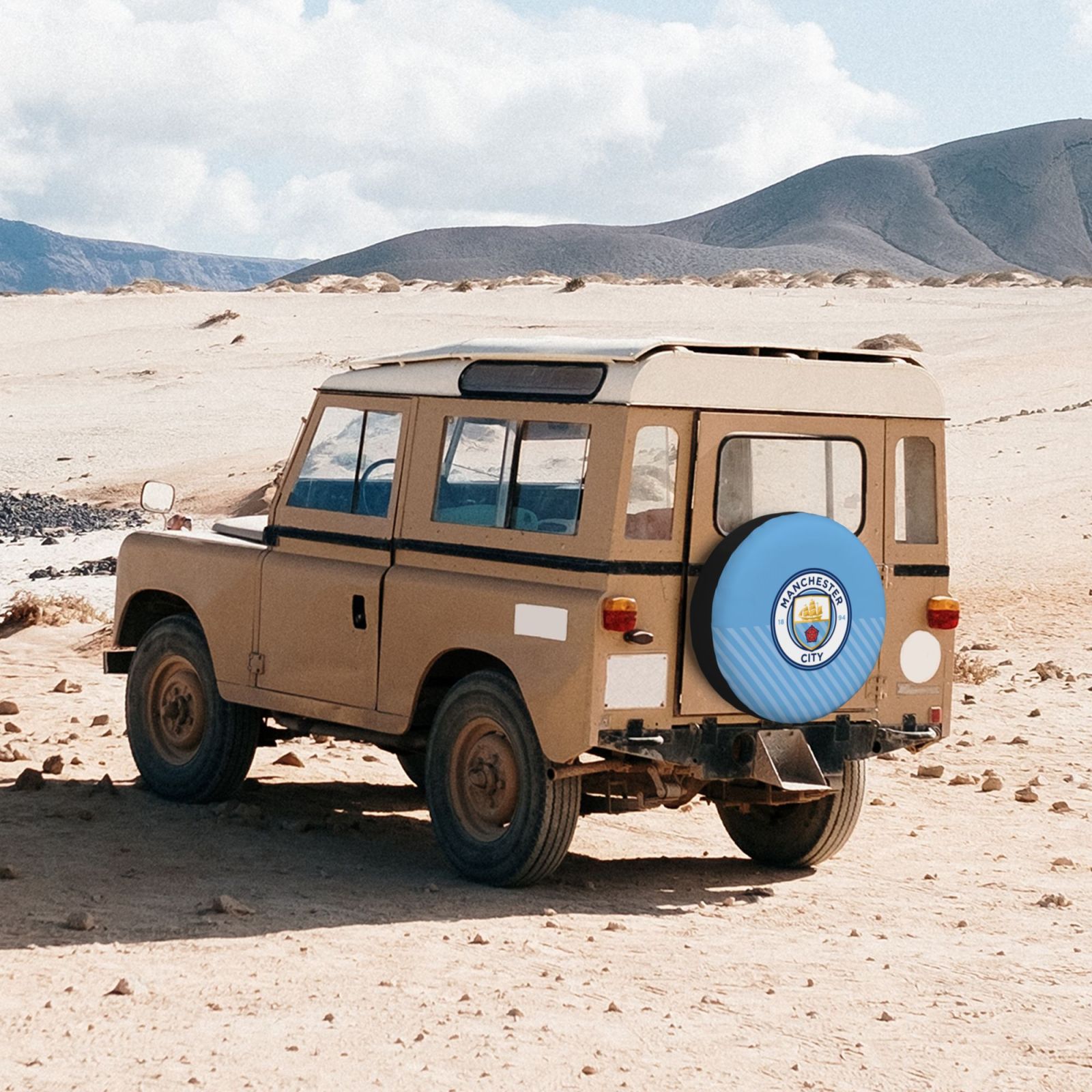 Manchester City Car Tire Dust Cover TIC2761 - Soccerfana