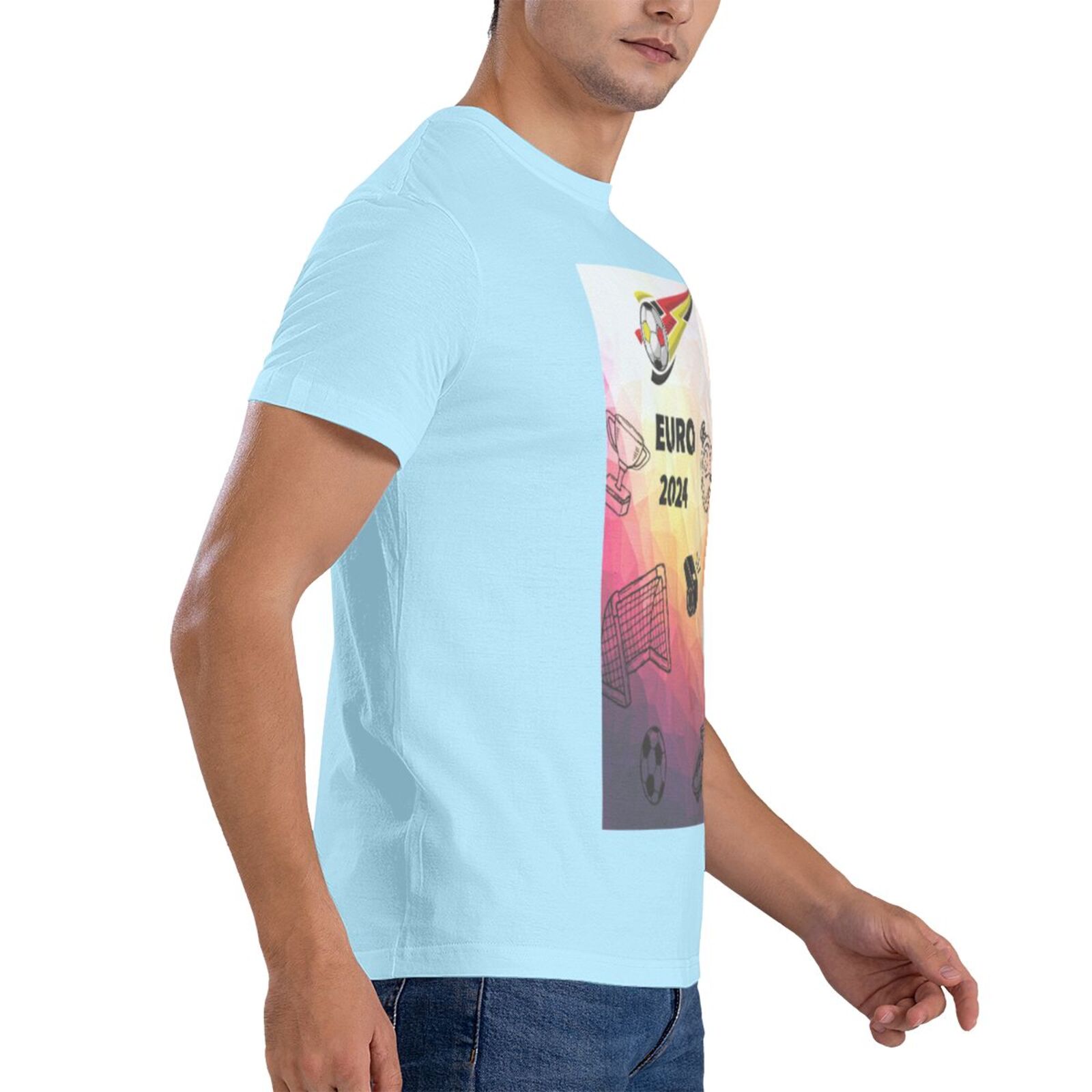 Men's Germany EURO 2024 Basic Short Sleeve T-Shirt BST1771 - Soccerfana