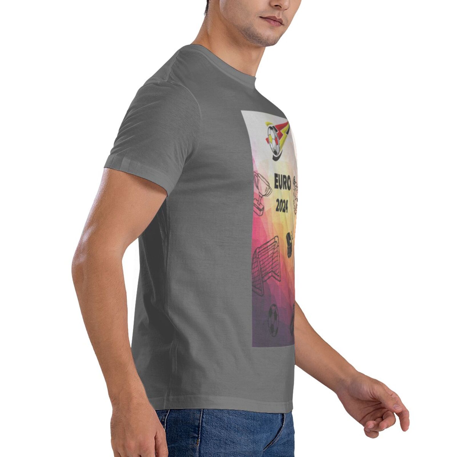 Men's Germany EURO 2024 Basic Short Sleeve T-Shirt BST1771 - Soccerfana