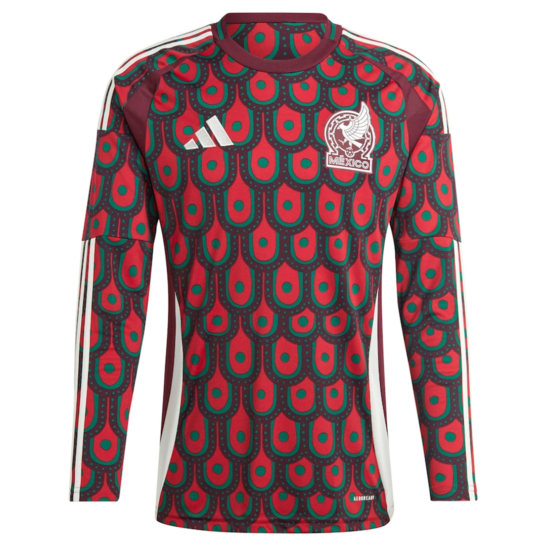 Mexico Home Long Sleeve Jersey Copa America 2024 - Soccerfana