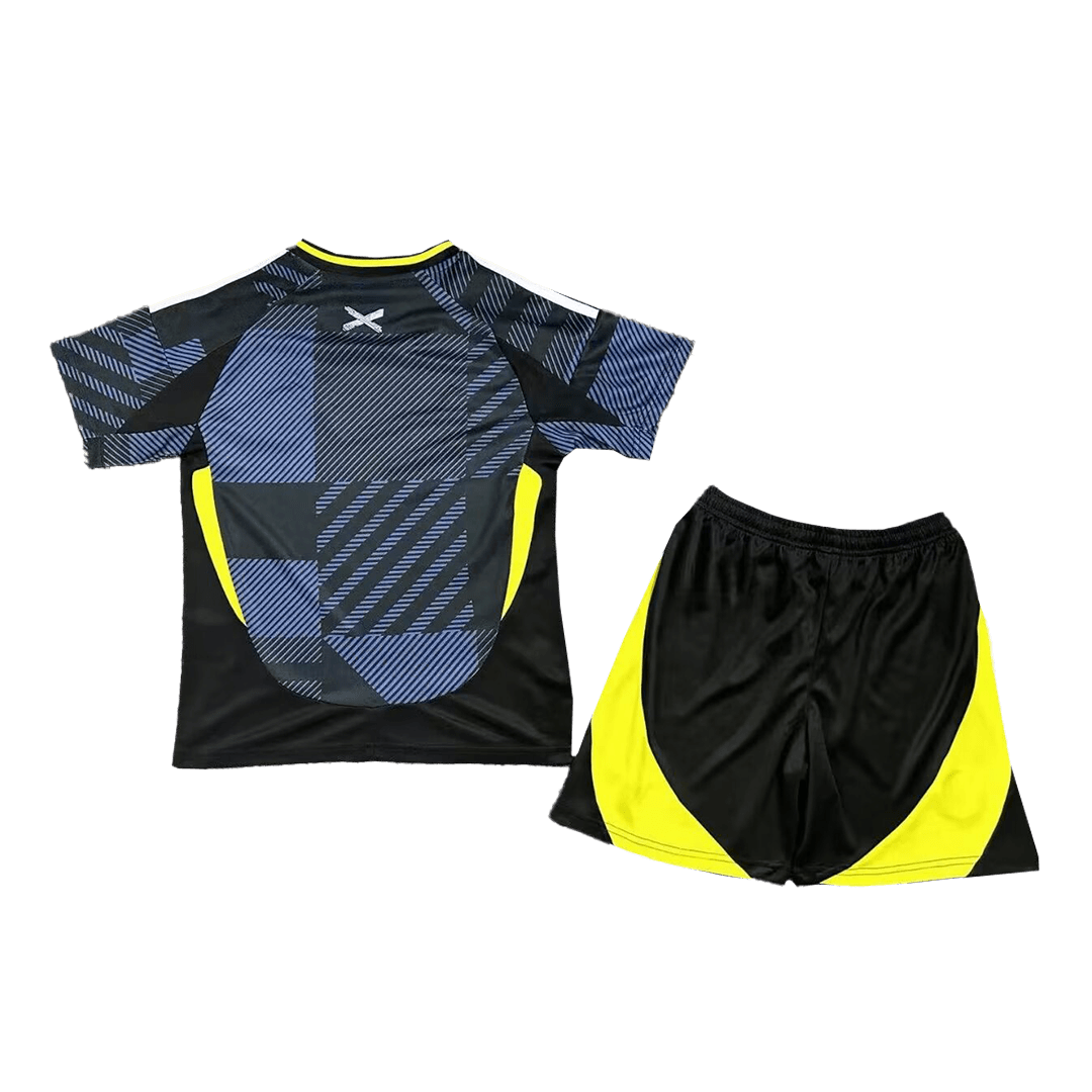 Kid's Scotland Home Jersey+Shorts EURO 2024 - Soccerfana