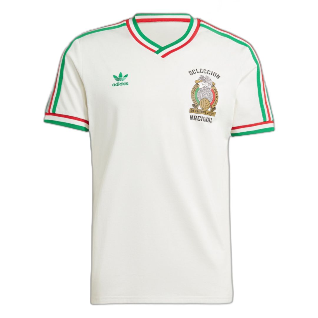 Mexico Remake Jersey White 1985 - Soccerfana