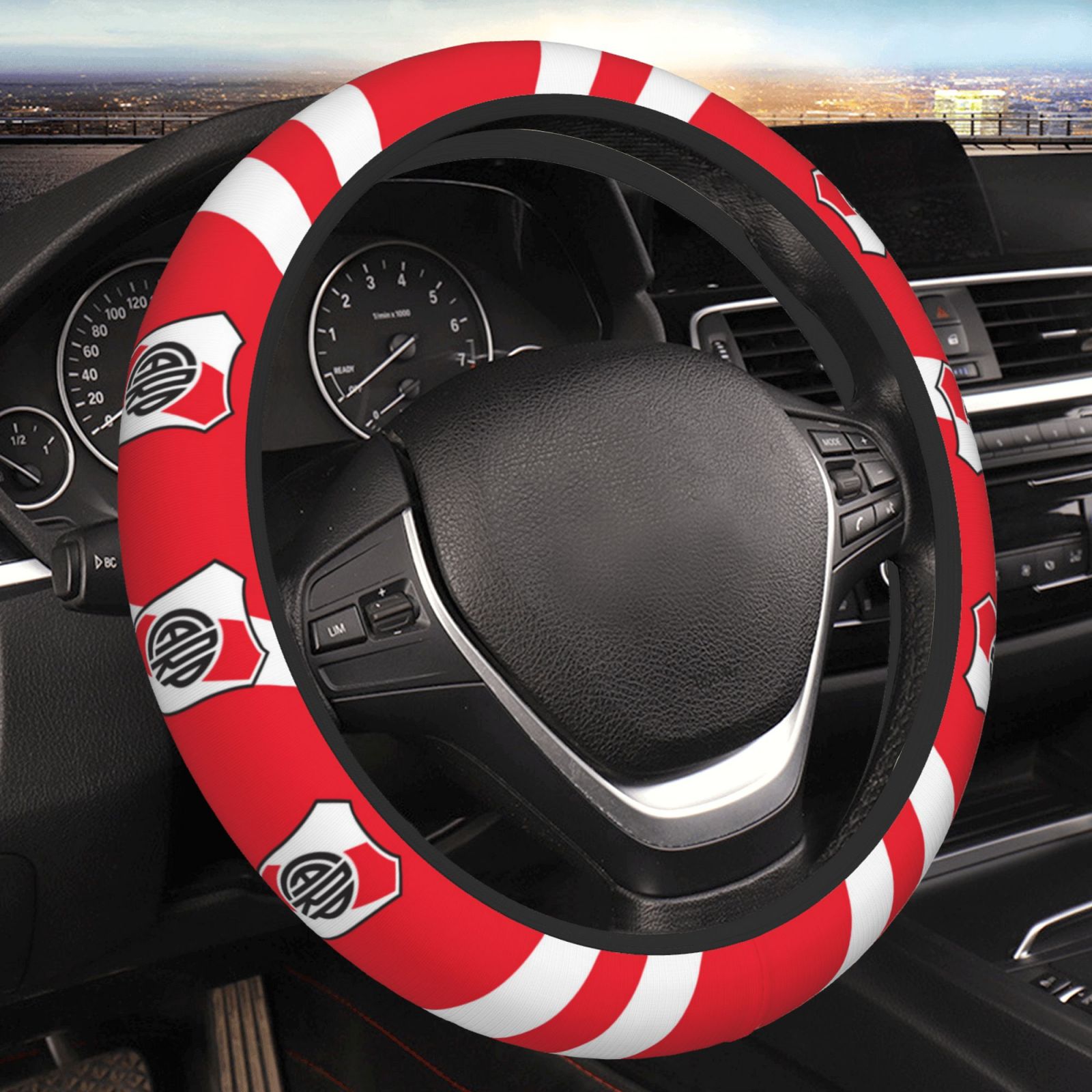River Plate Steering Wheel Cover ESW2387 - Soccerfana