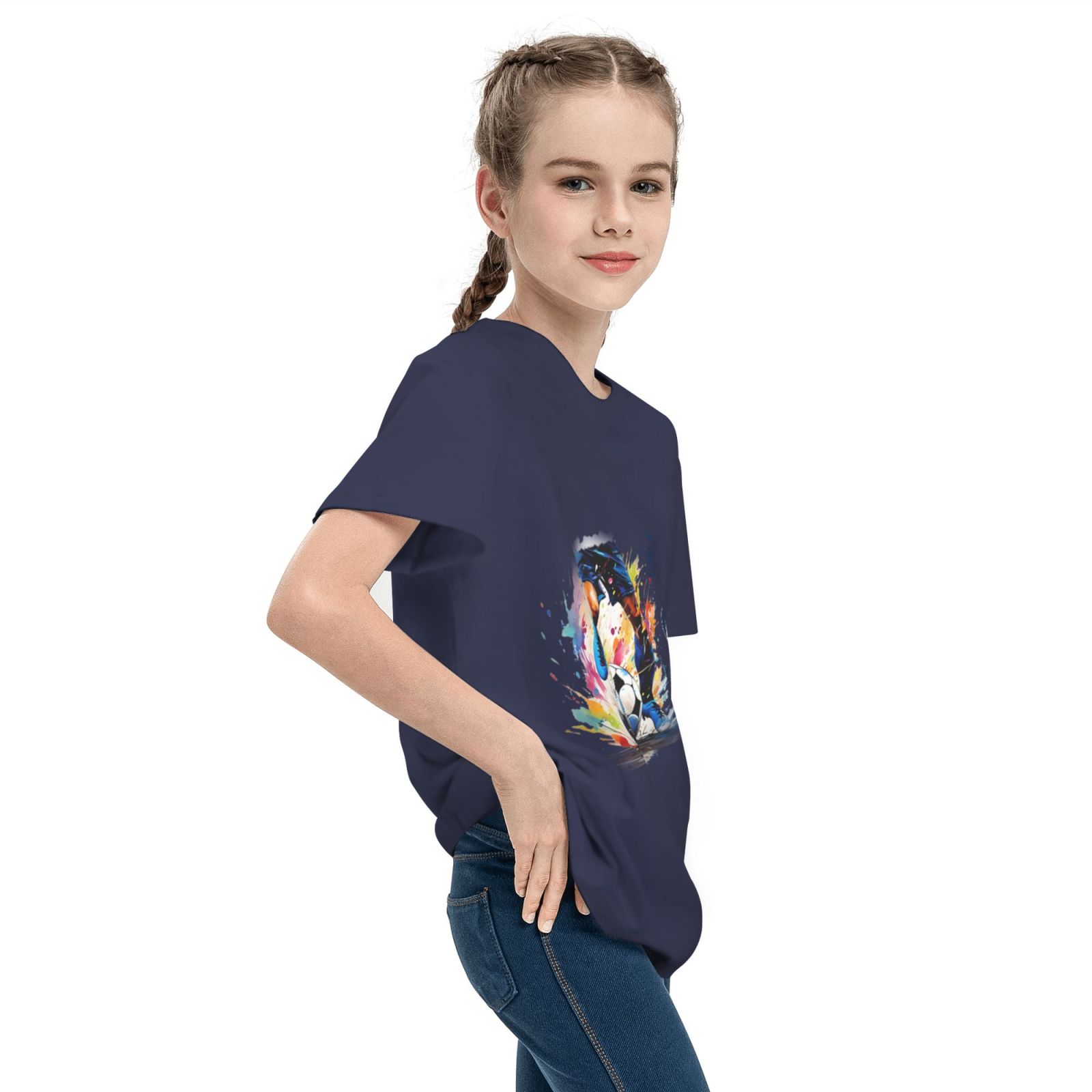Kid's France EURO 2024 Teenage T-shirt TET1755 - Soccerfana