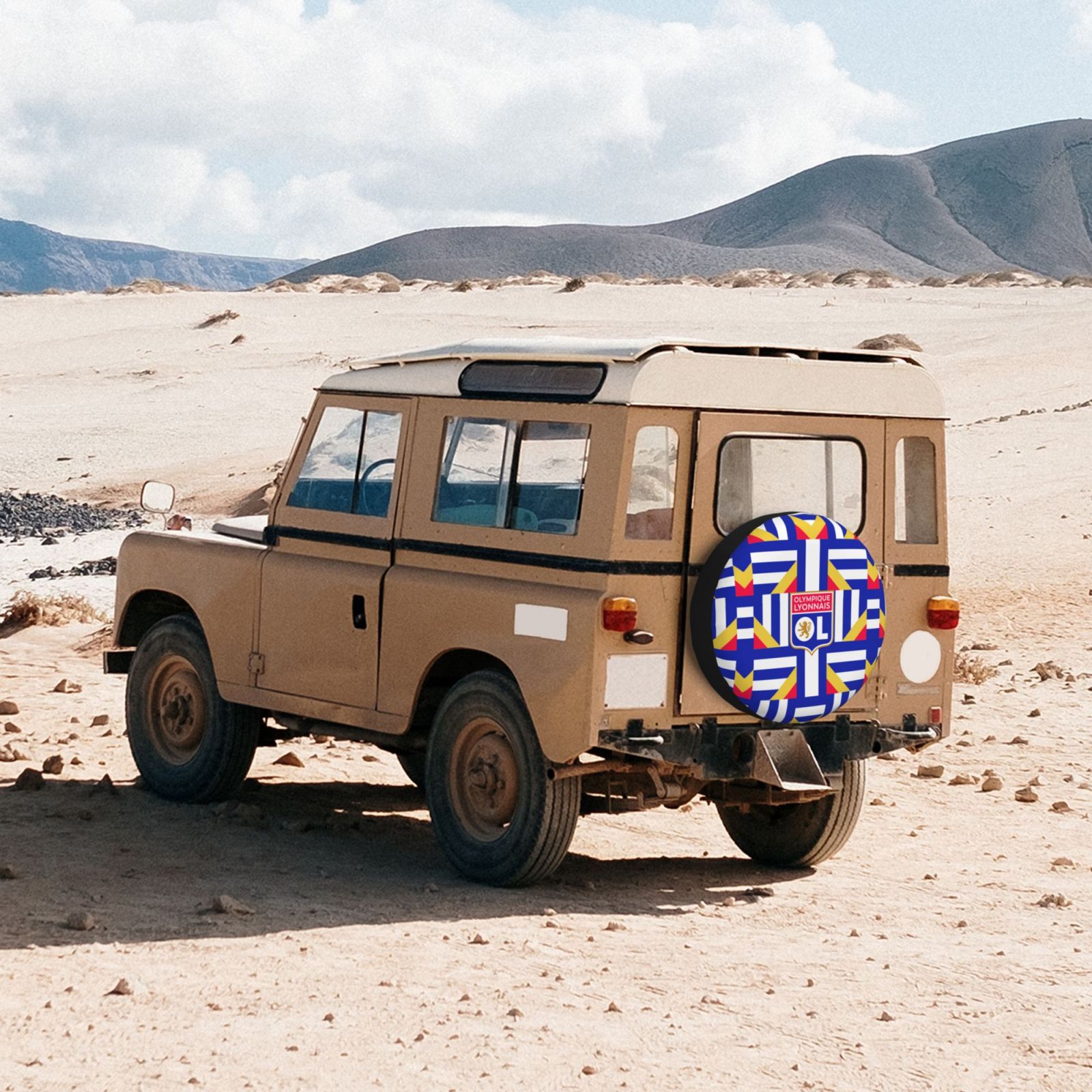 Olympique Lyonnais Tire Dust Cover TIC2641 - Soccerfana