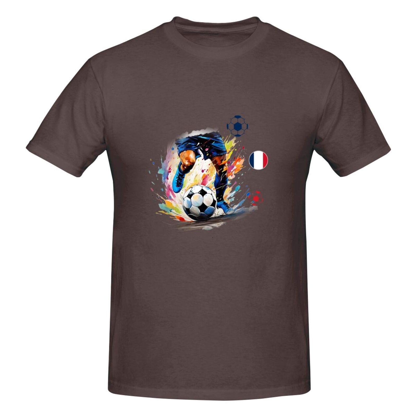 Men's France EURO 2024 Basic Short Sleeve T-Shirt BST1749 - Soccerfana