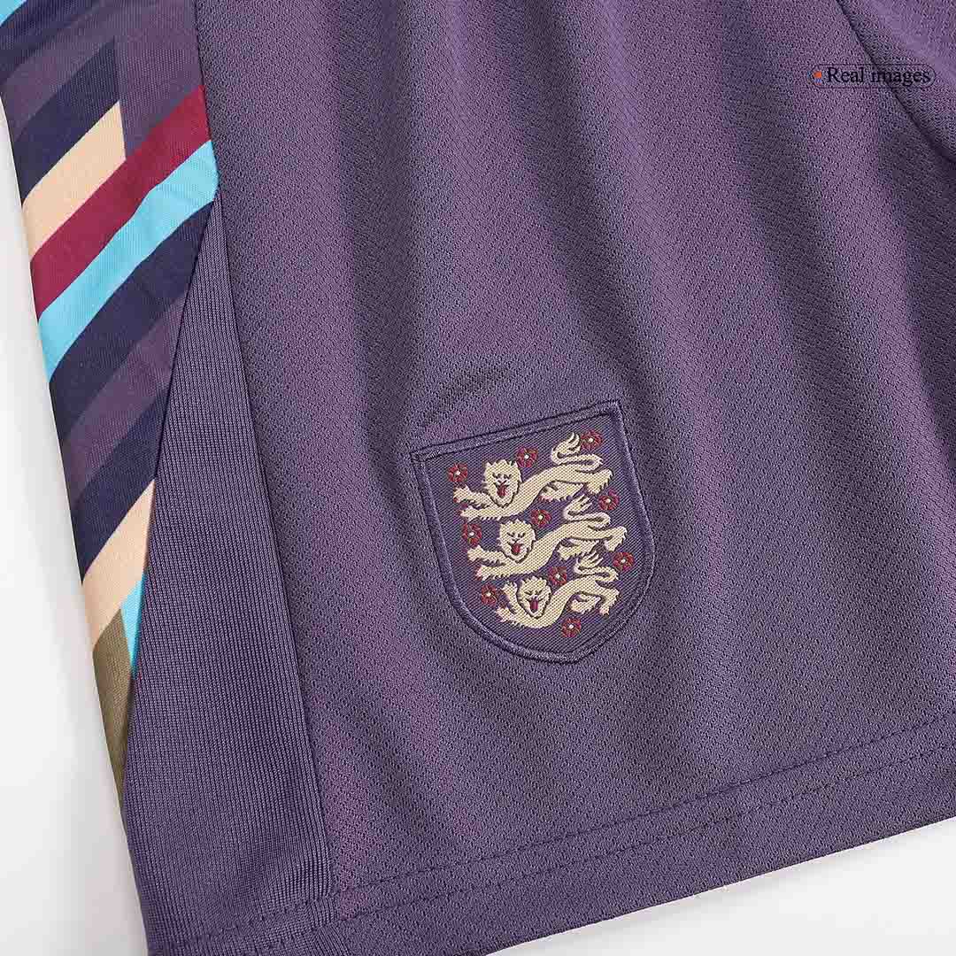 Kid's England Away Jersey+Shorts EURO 2024 - Soccerfana