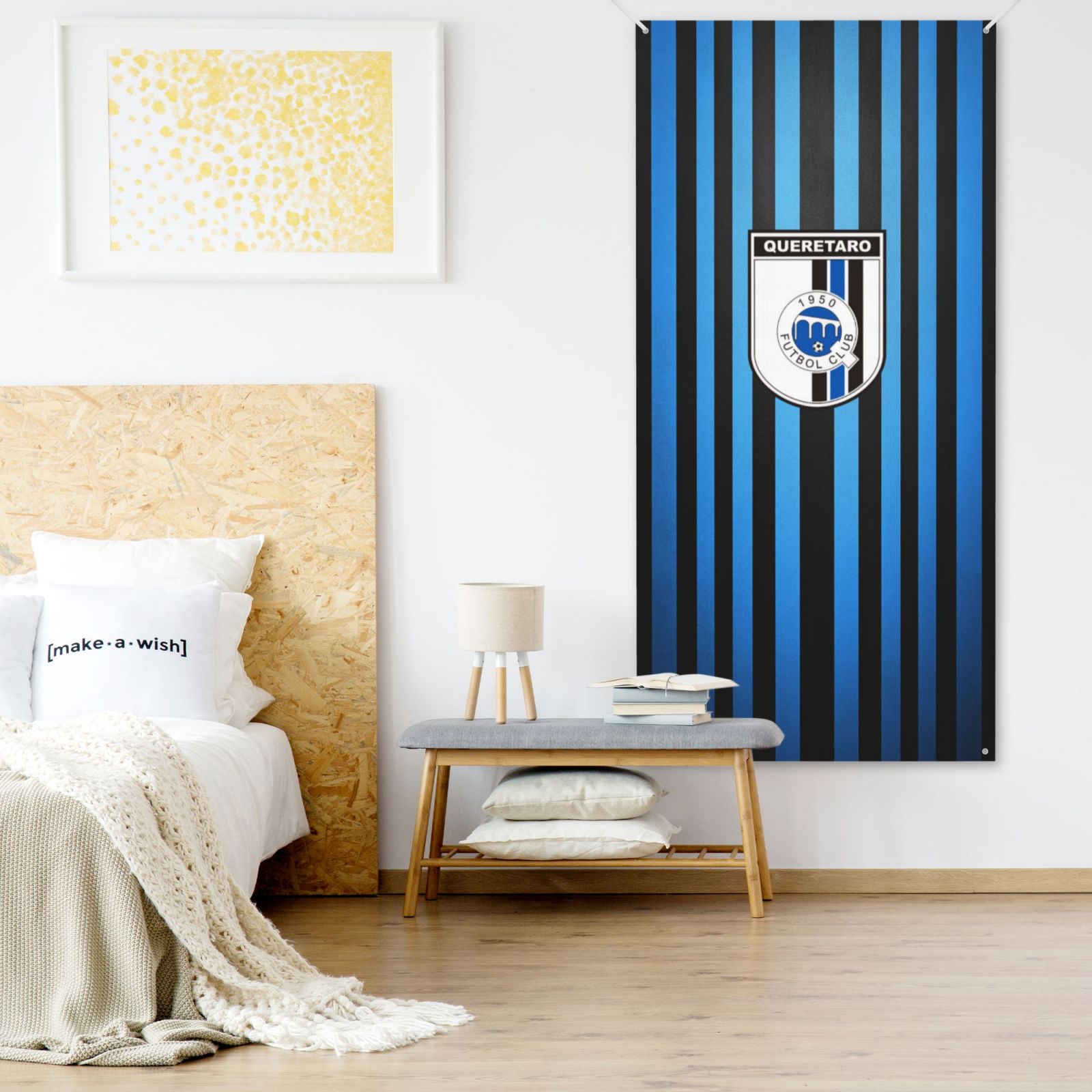 Queretaro Door Cover Decorated Banner DCB2815 - Soccerfana