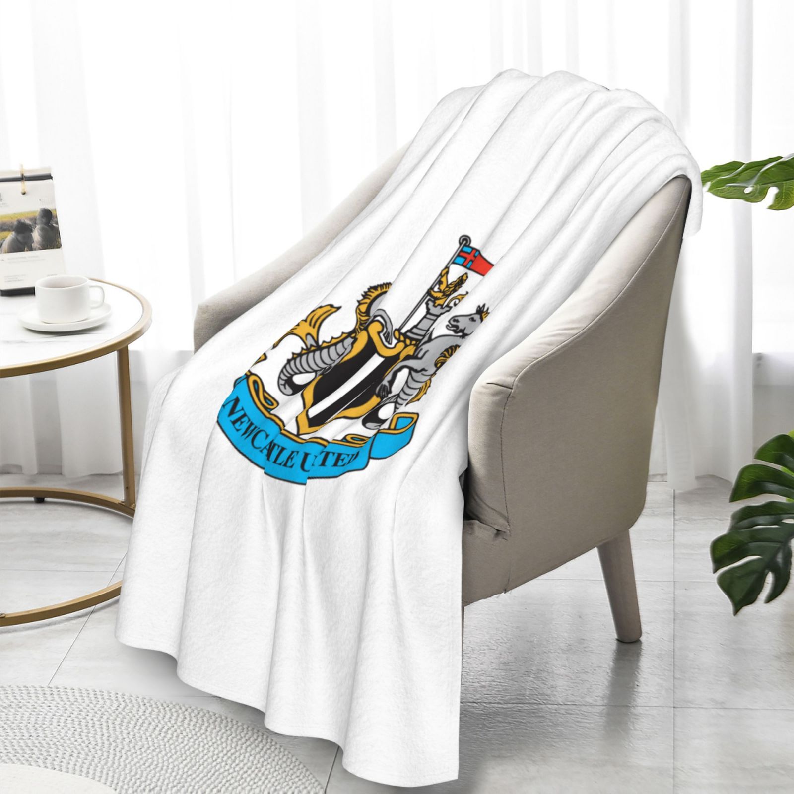 Newcastle United Flannel Blanket FLB1604 - Soccerfana