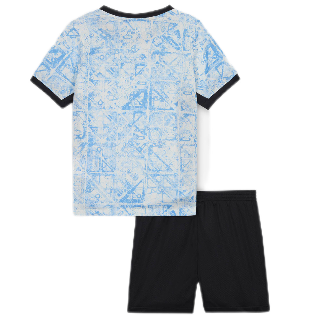 Kid's Portugal Away Jersey+Shorts EURO 2024 - Soccerfana