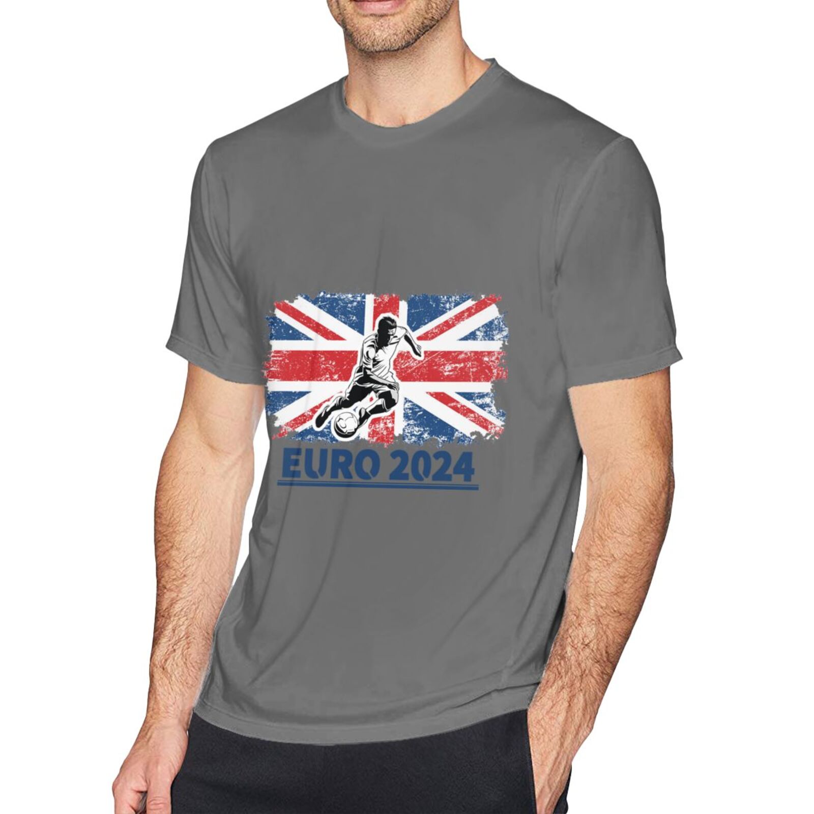 Men's England EURO 2024 Basic Short Sleeve T-Shirt BST1750 - Soccerfana