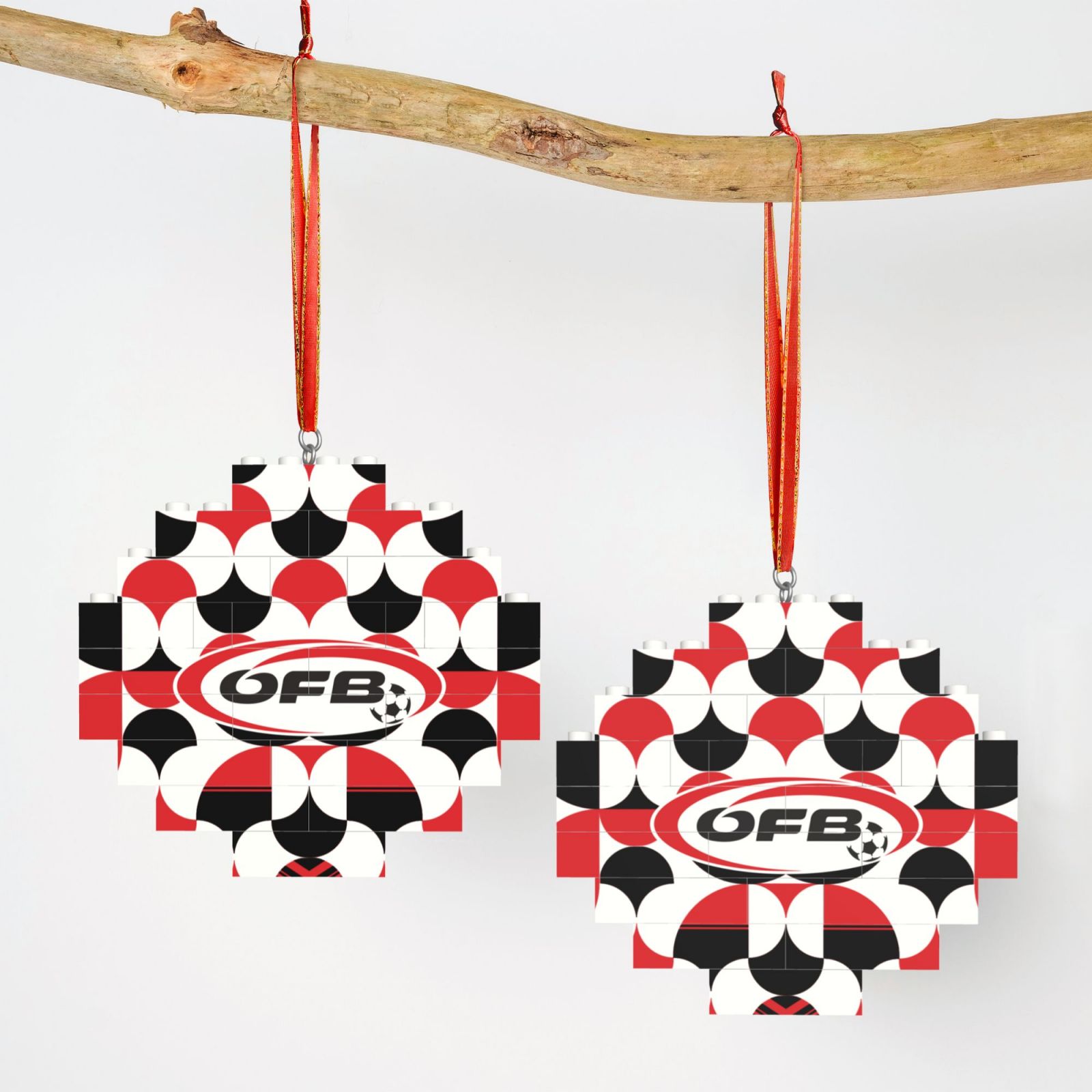 Austria Building Block Puzzle Ornament BBP2001 - Soccerfana