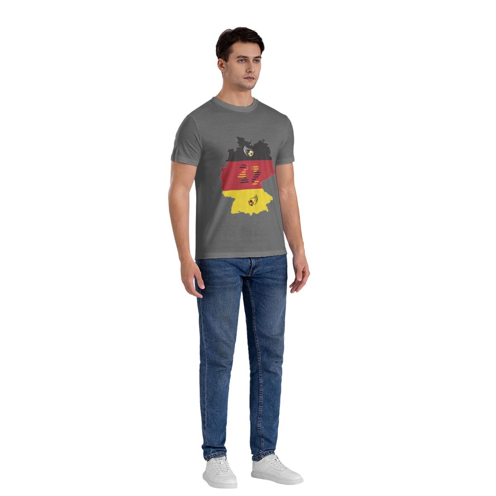 Men's Germany EURO 2024 Basic Short Sleeve T-Shirt BST1770 - Soccerfana