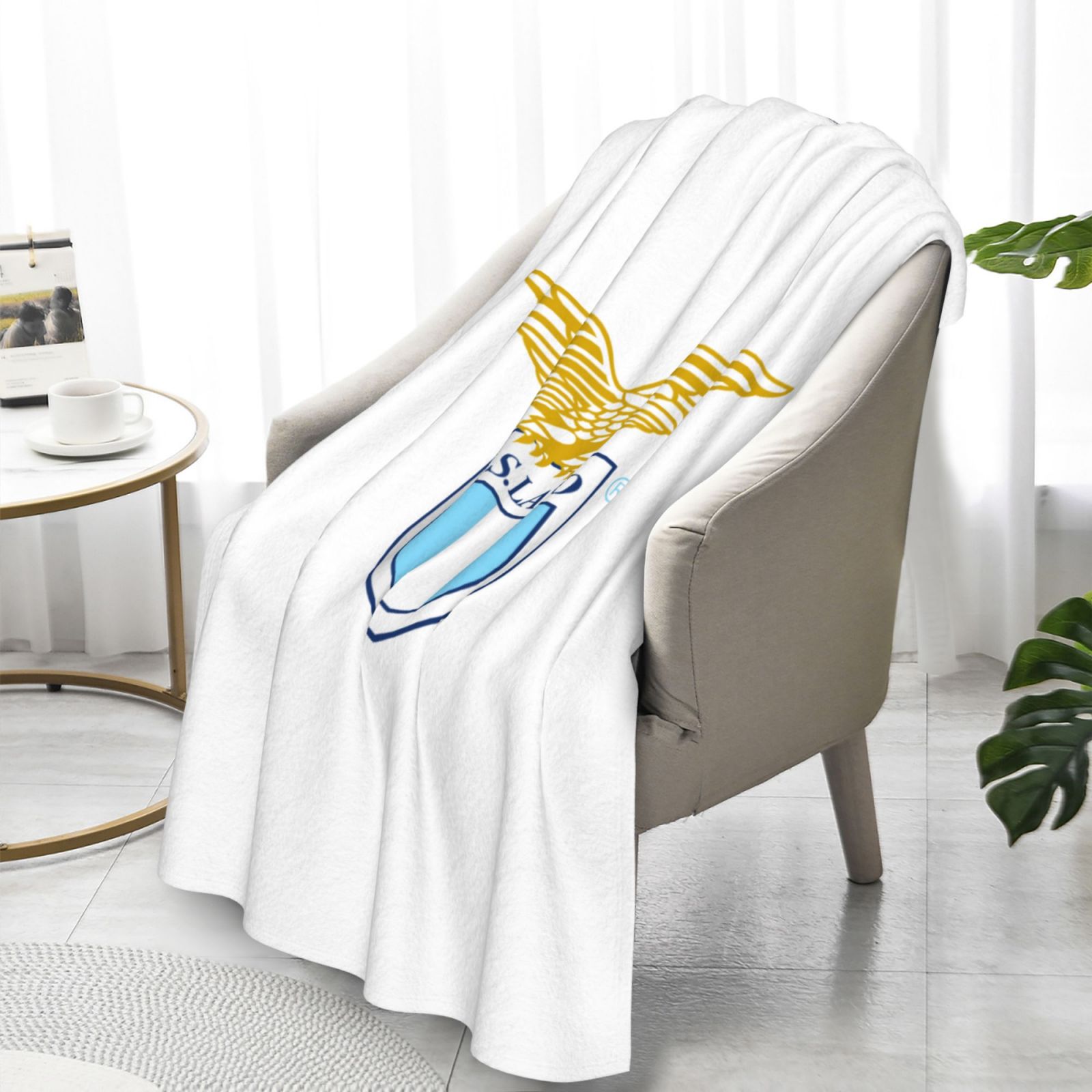 Lazio Flannel Blanket FLB1592 - Soccerfana