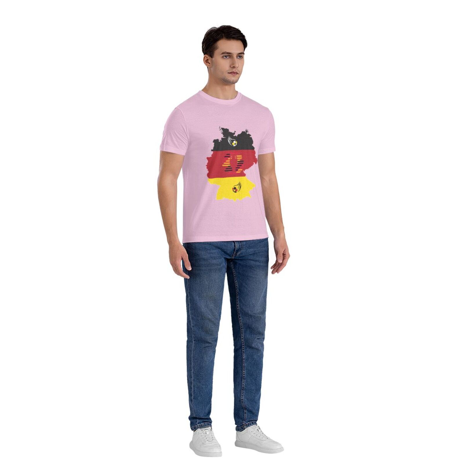 Men's Germany EURO 2024 Basic Short Sleeve T-Shirt BST1770 - Soccerfana