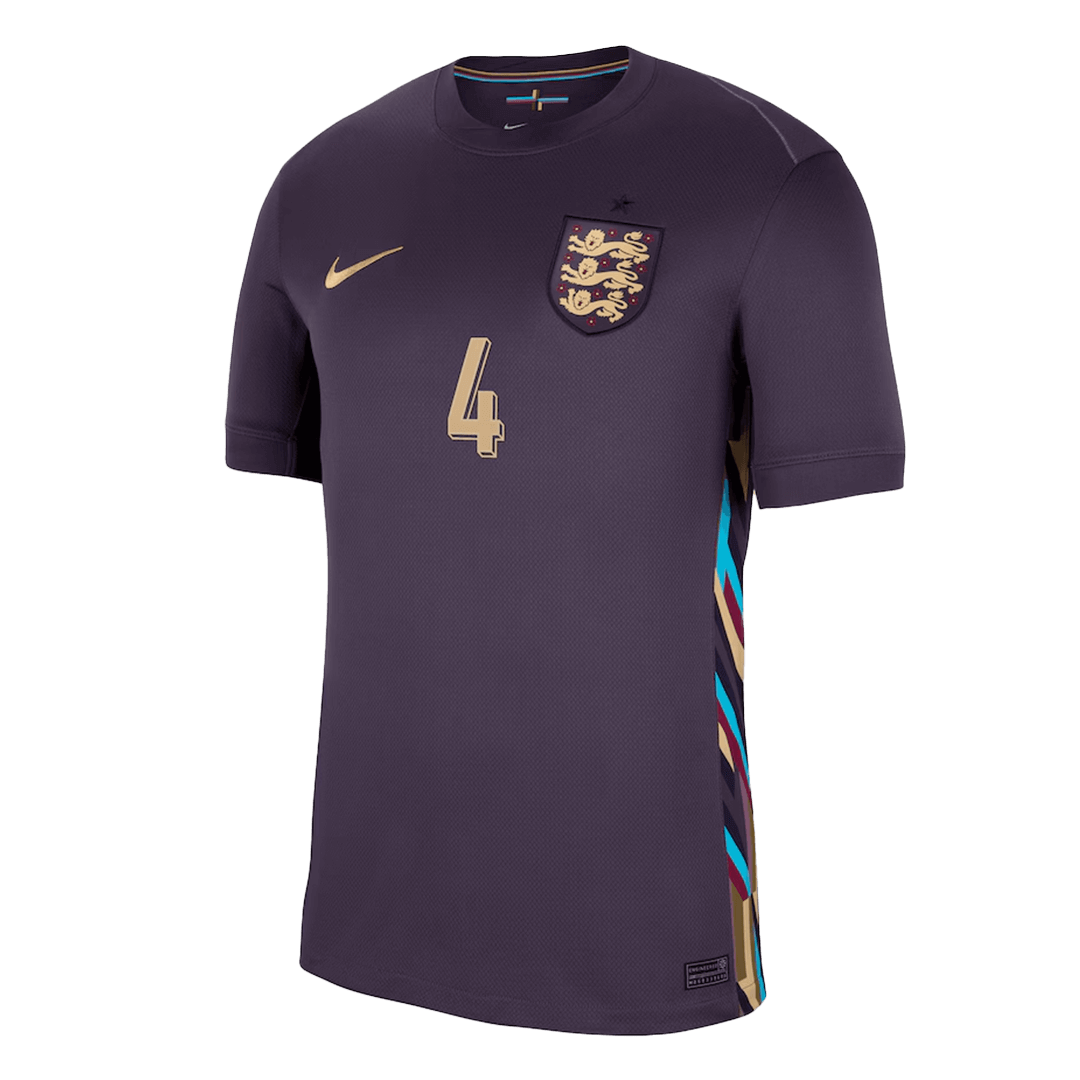 Declan Rice #4 England Away Jersey EURO 2024 - Soccerfana