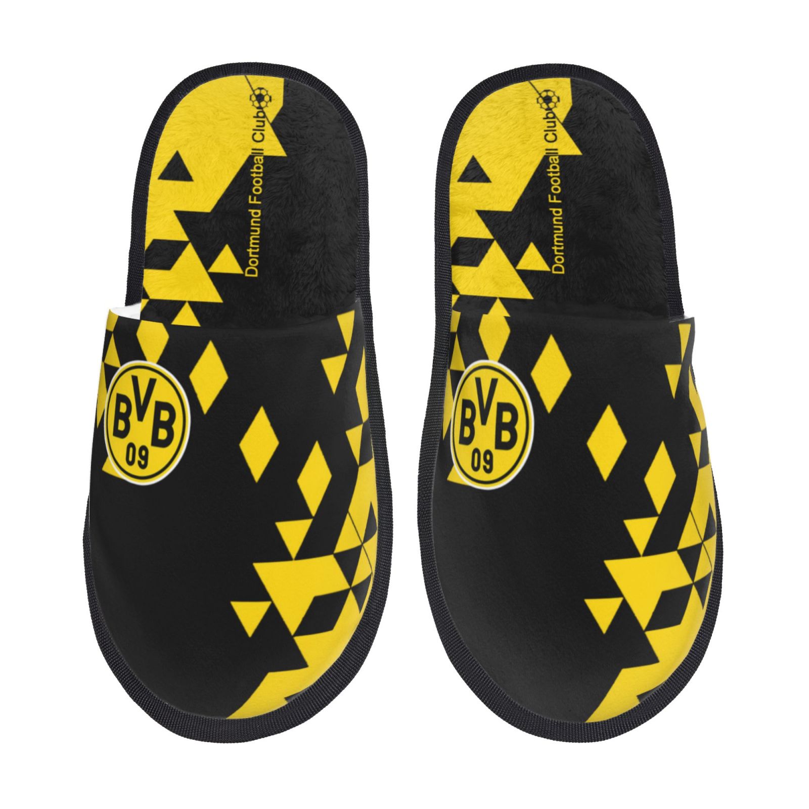 Borussia Dortmund Cotton Slippers FSP2341 - Soccerfana
