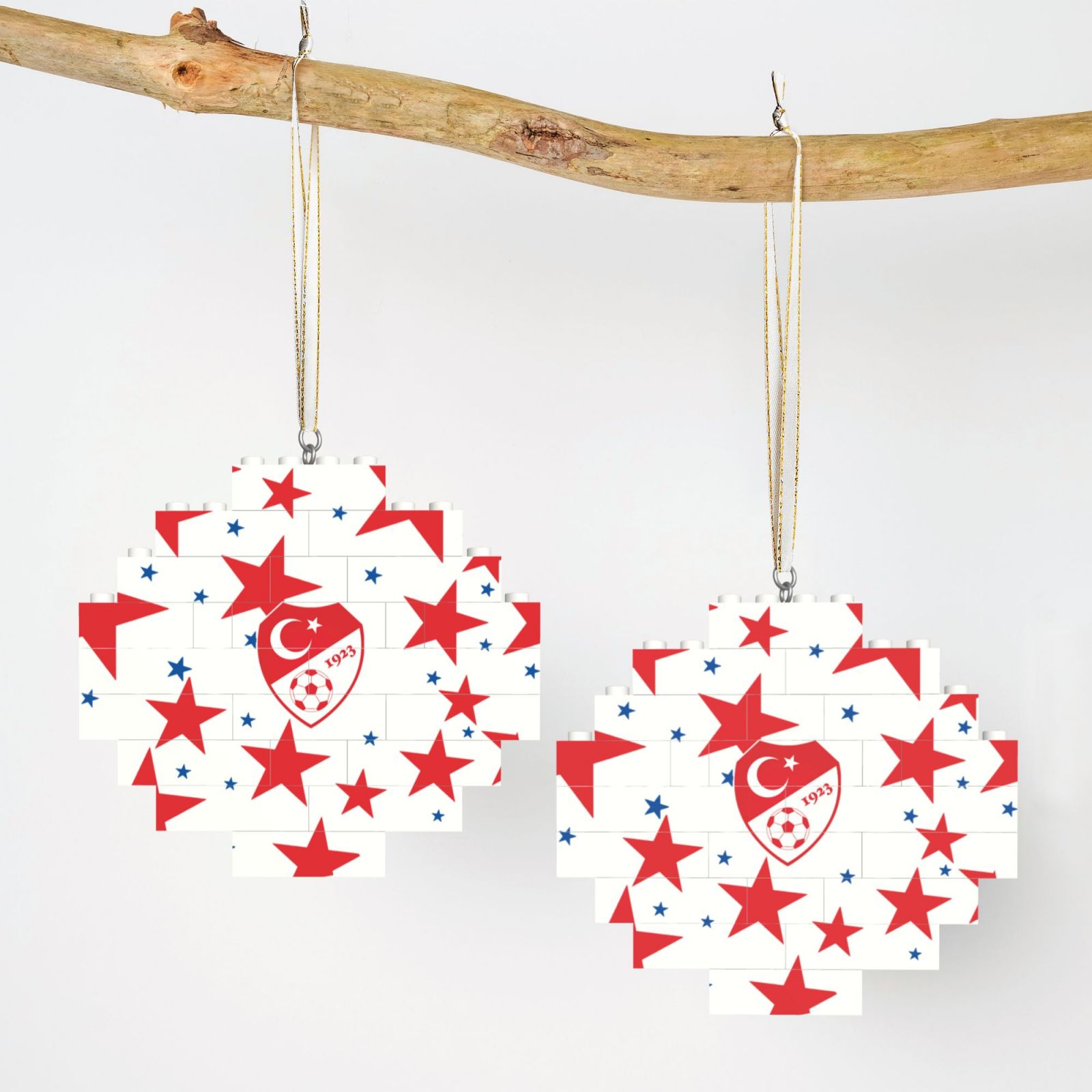 Turkey Building Block Puzzle Ornament BBP1995 - Soccerfana