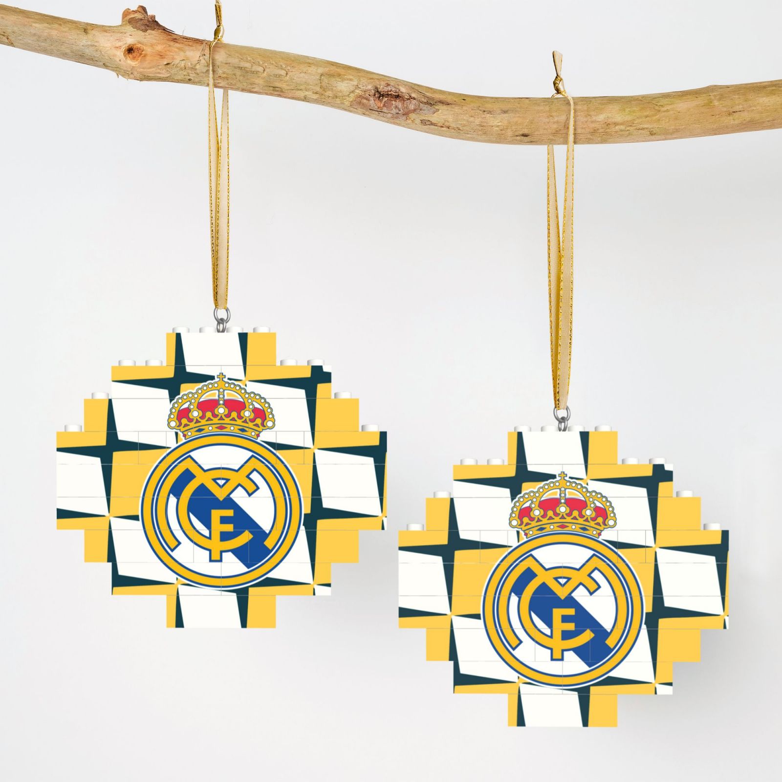 Real Madrid Building Block Puzzle Ornament BBP2173 - Soccerfana