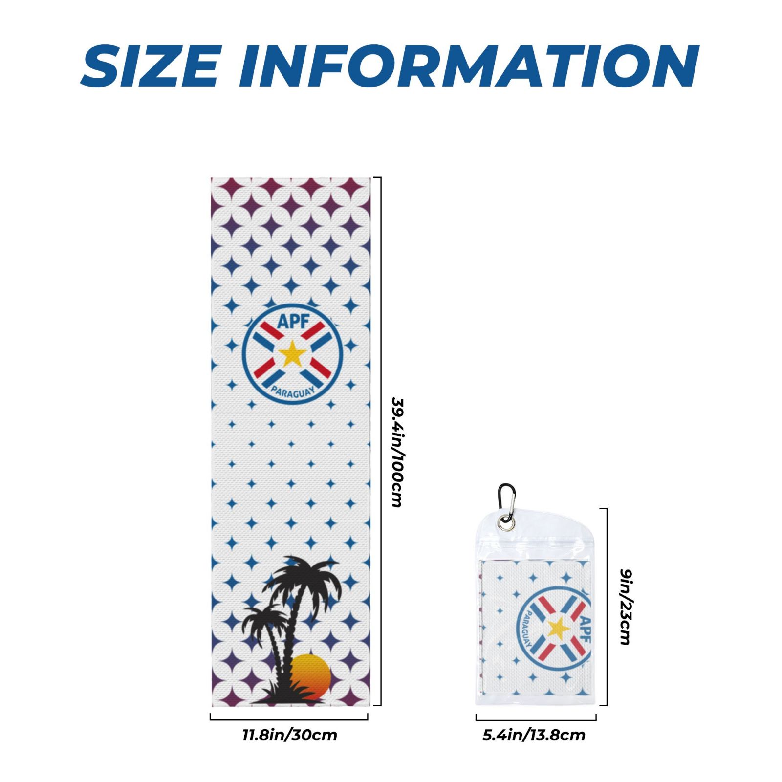 Paraguay Sport Towel CET1935 - Soccerfana