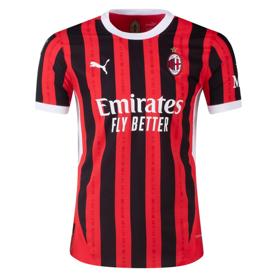 AC Milan Home Jersey Player Version 2024/25 - Soccerfana
