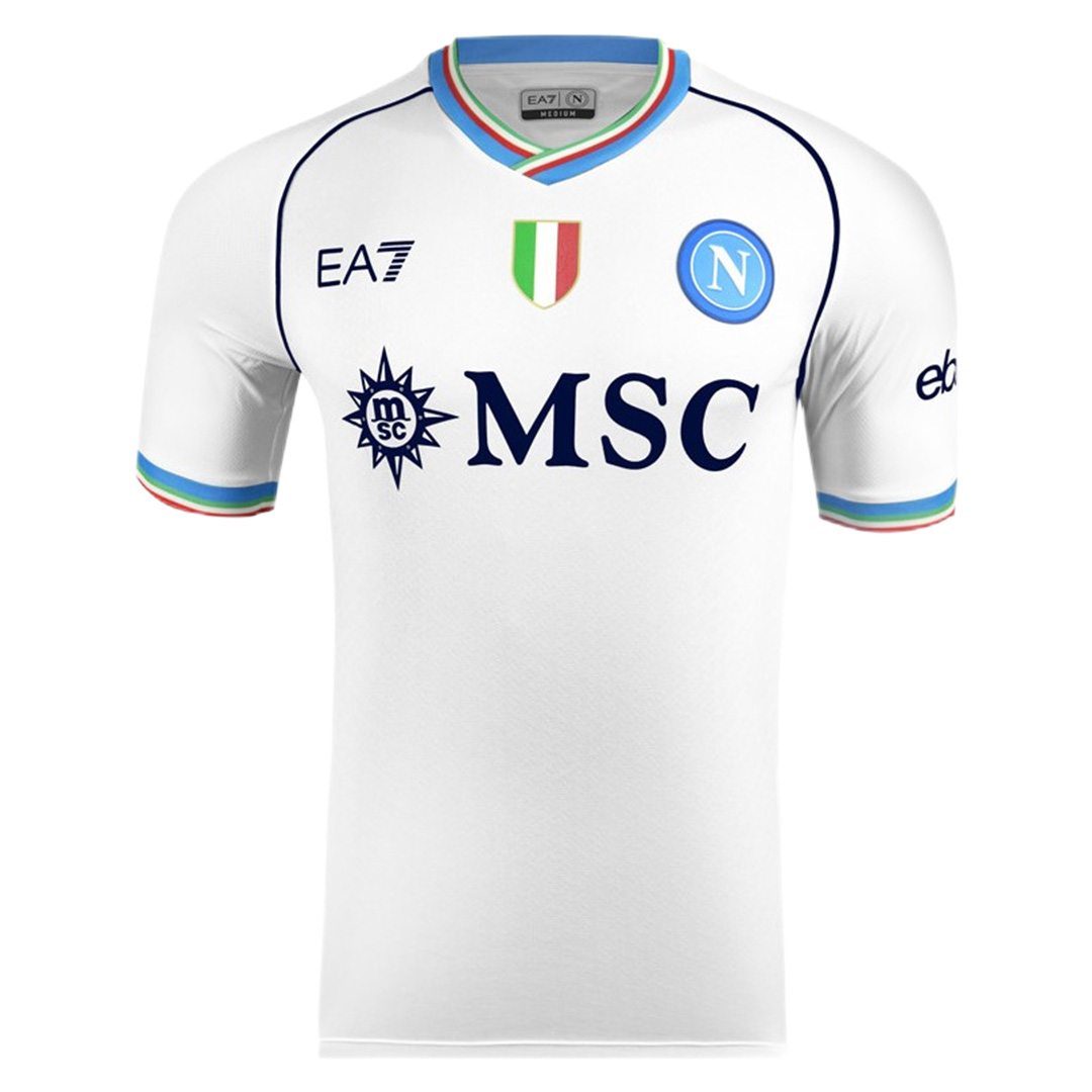 SSC Napoli Champion League Away Jersey 23/24 - Soccerfana