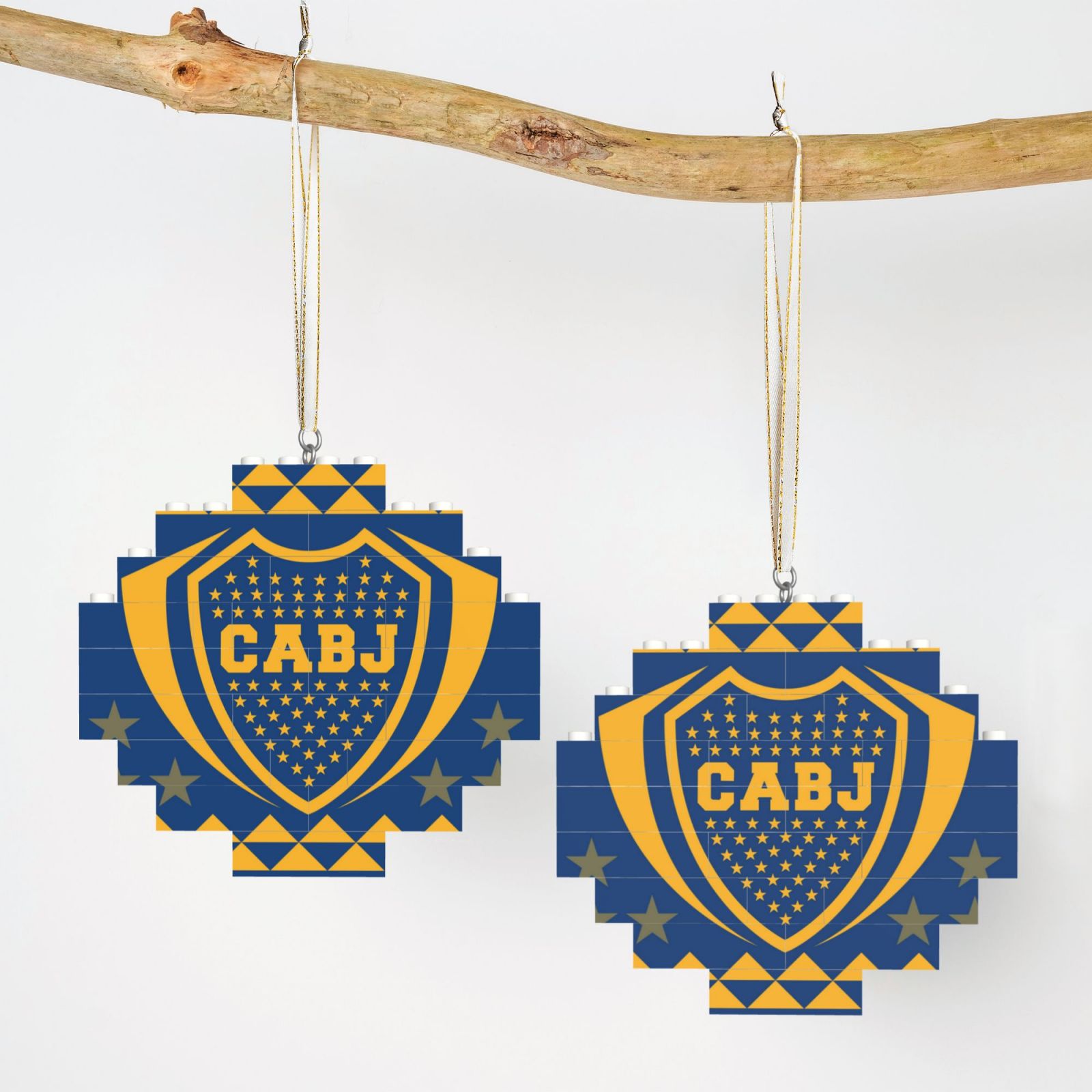 Boca Juniors Building Block Puzzle Ornament BBP2197 - Soccerfana