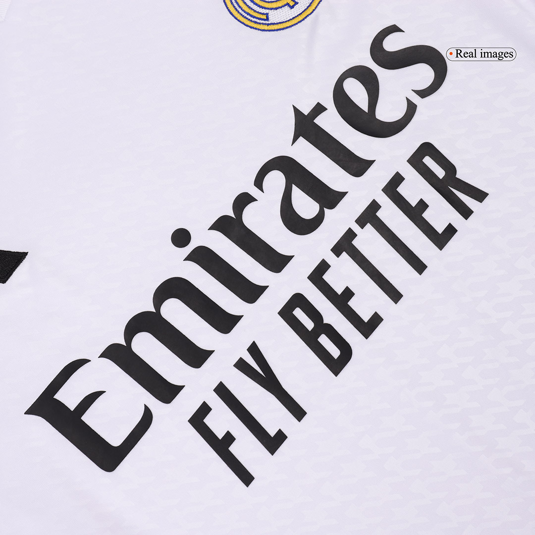 Real Madrid Home Long Sleeve Jersey 2024/25 - Soccerfana