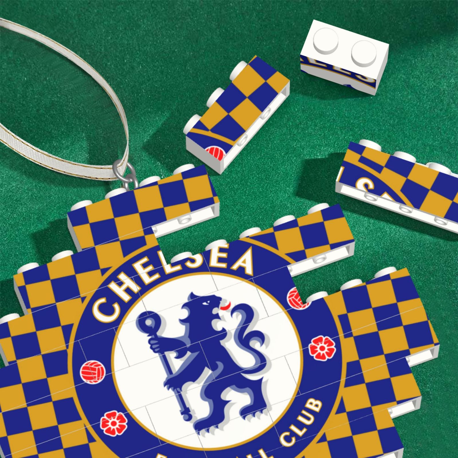 Chelsea Building Block Puzzle Ornament BBP2171 - Soccerfana