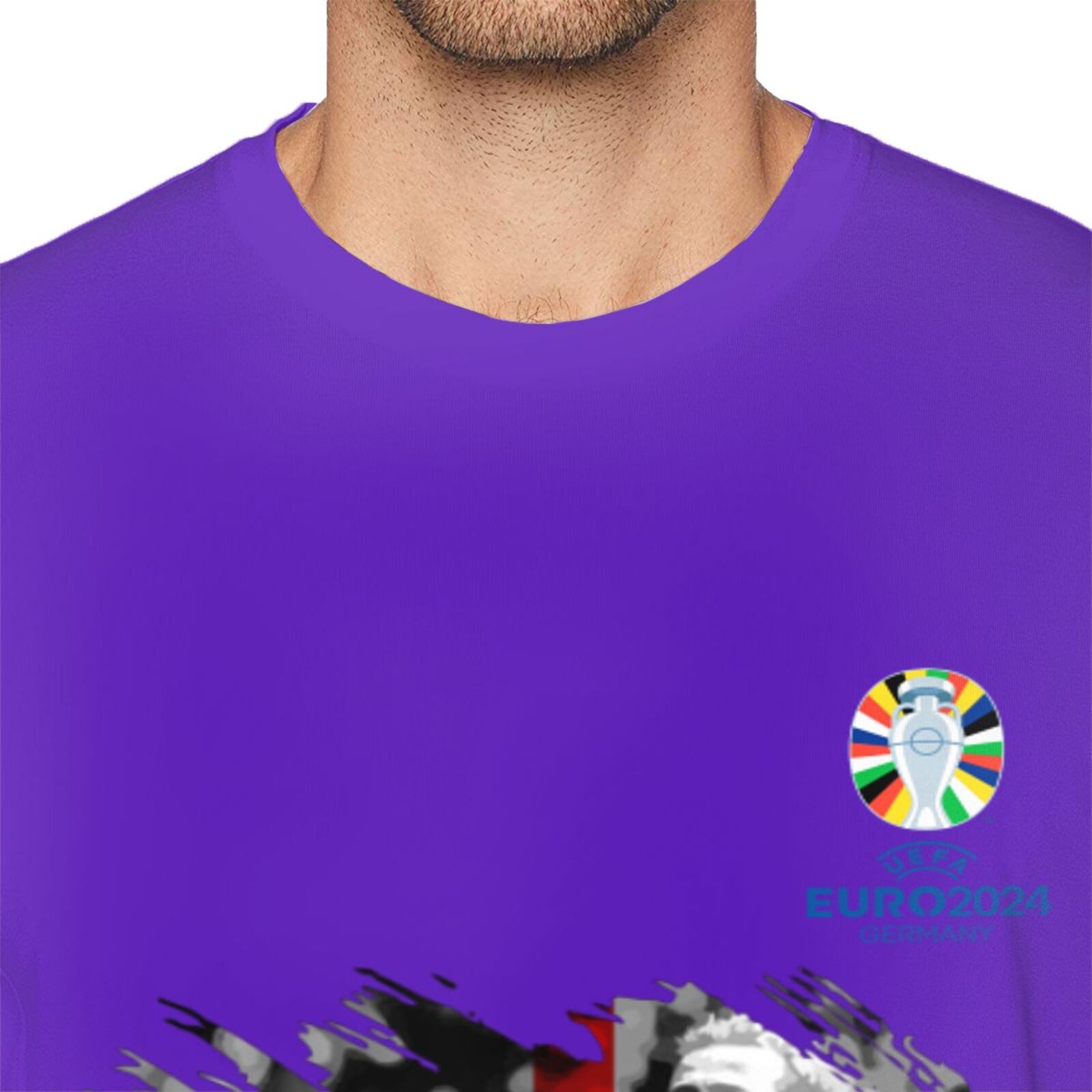 Men's England EURO 2024 Basic Short Sleeve T-Shirt BST1713 - Soccerfana