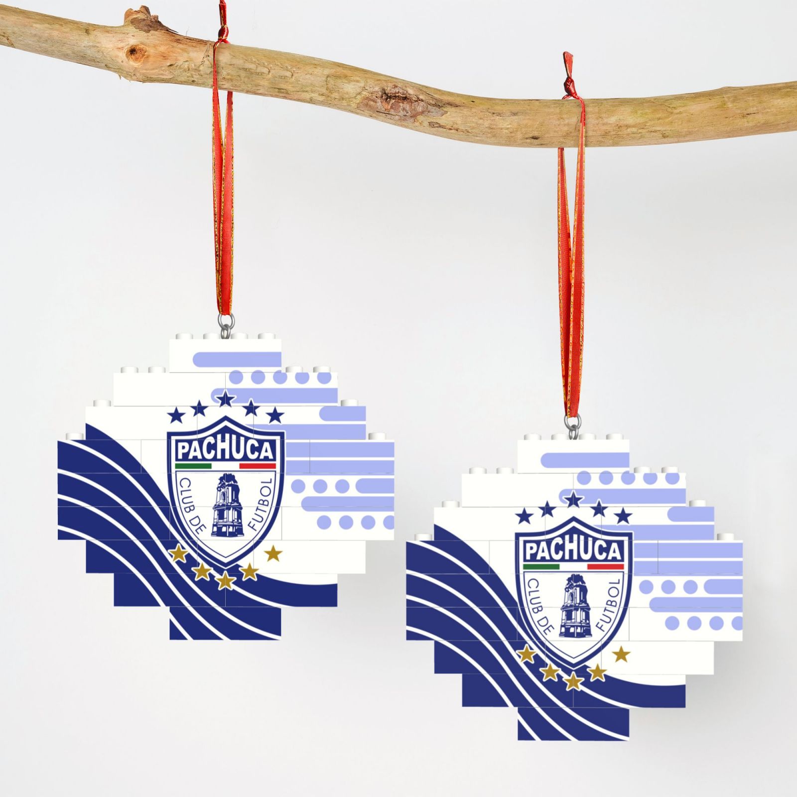 Pachuca Building Block Puzzle Ornament BBP2166 - Soccerfana