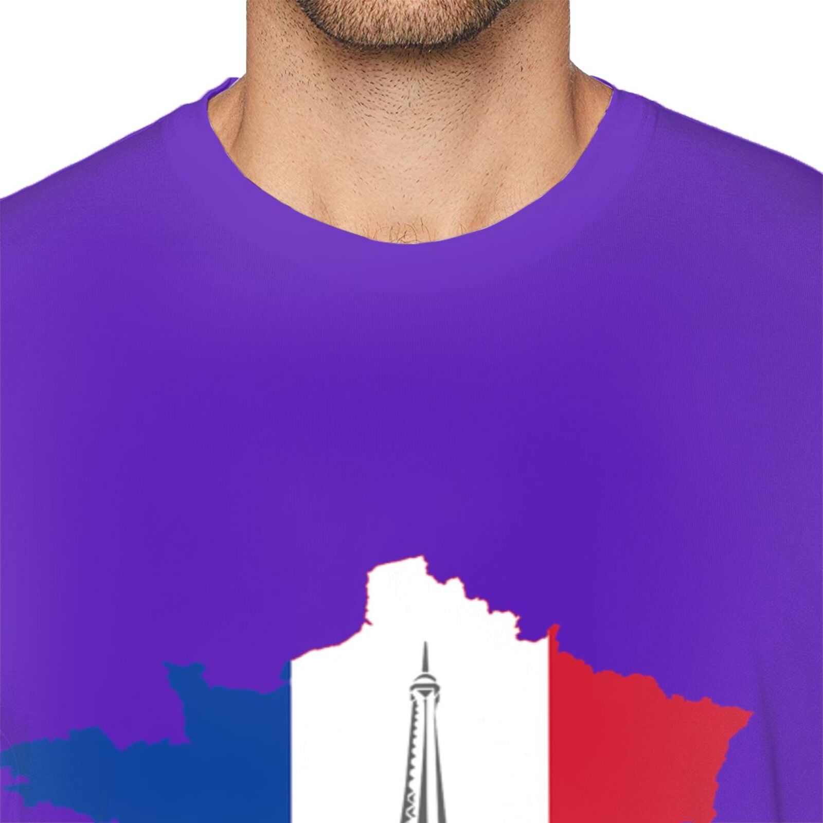Men's France EURO 2024 Basic Short Sleeve T-Shirt BST1772 - Soccerfana