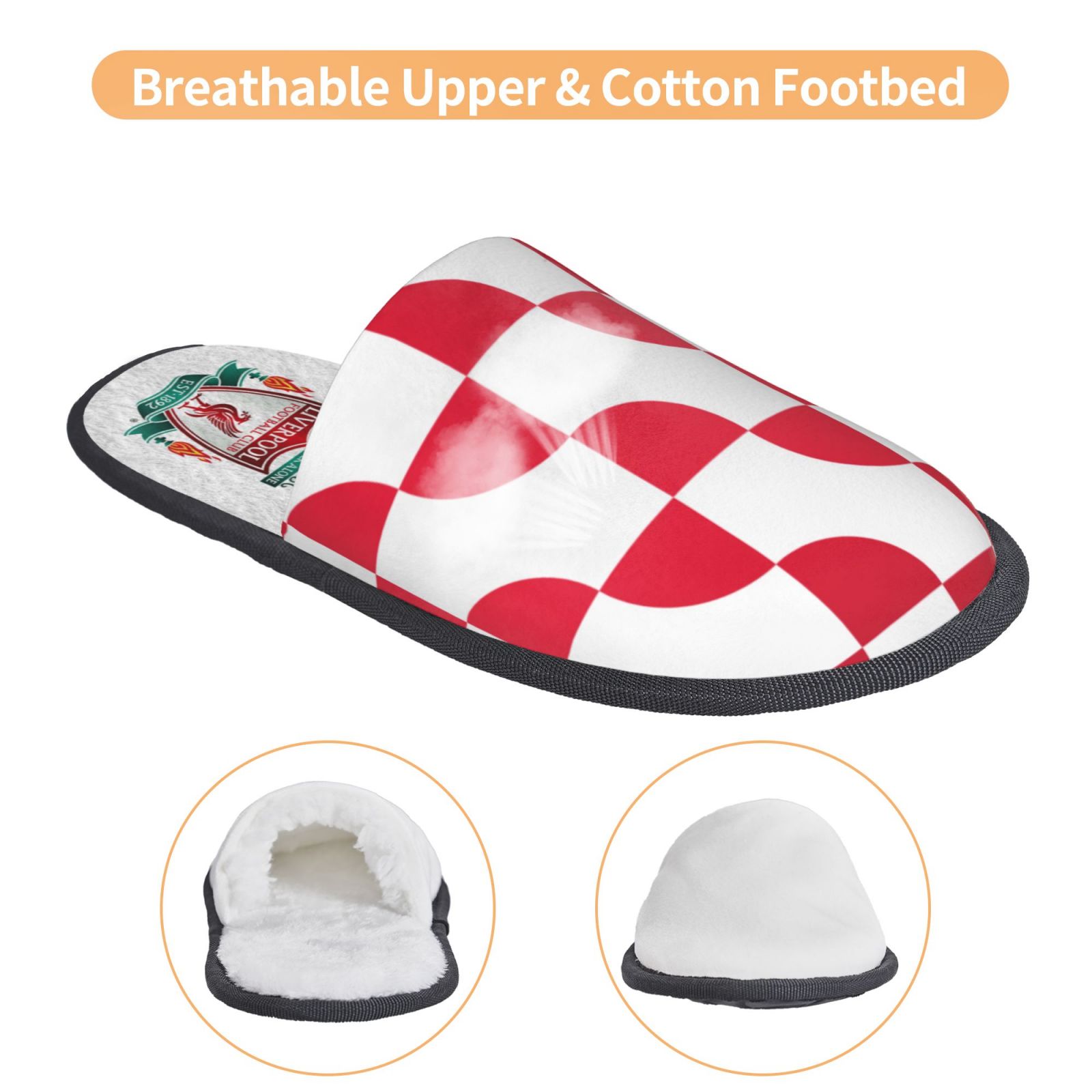 Liverpool Cotton Slippers FSP2208 - Soccerfana