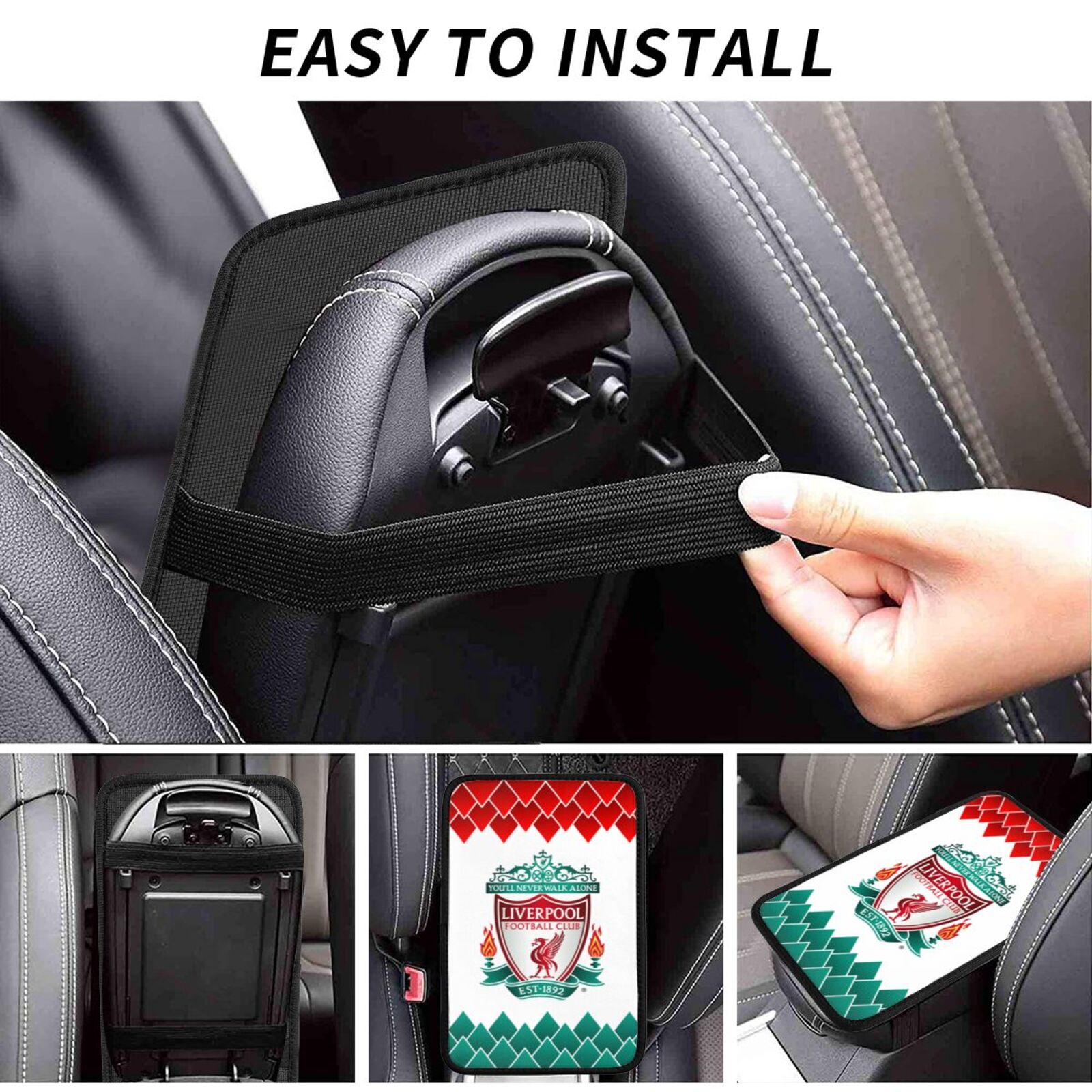 Liverpool Car Handrail Box Cushion CHC2587 - Soccerfana