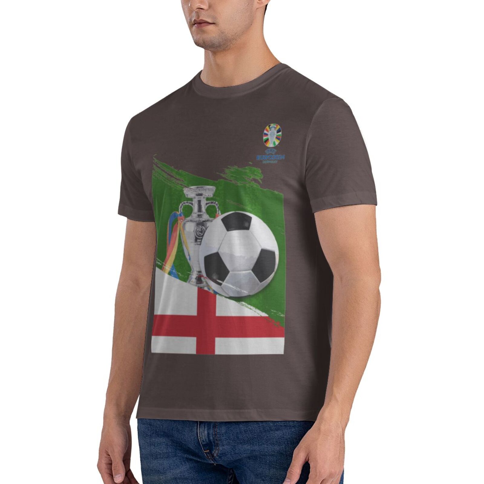 Men's England EURO 2024 Basic Short Sleeve T-Shirt BST1681 - Soccerfana