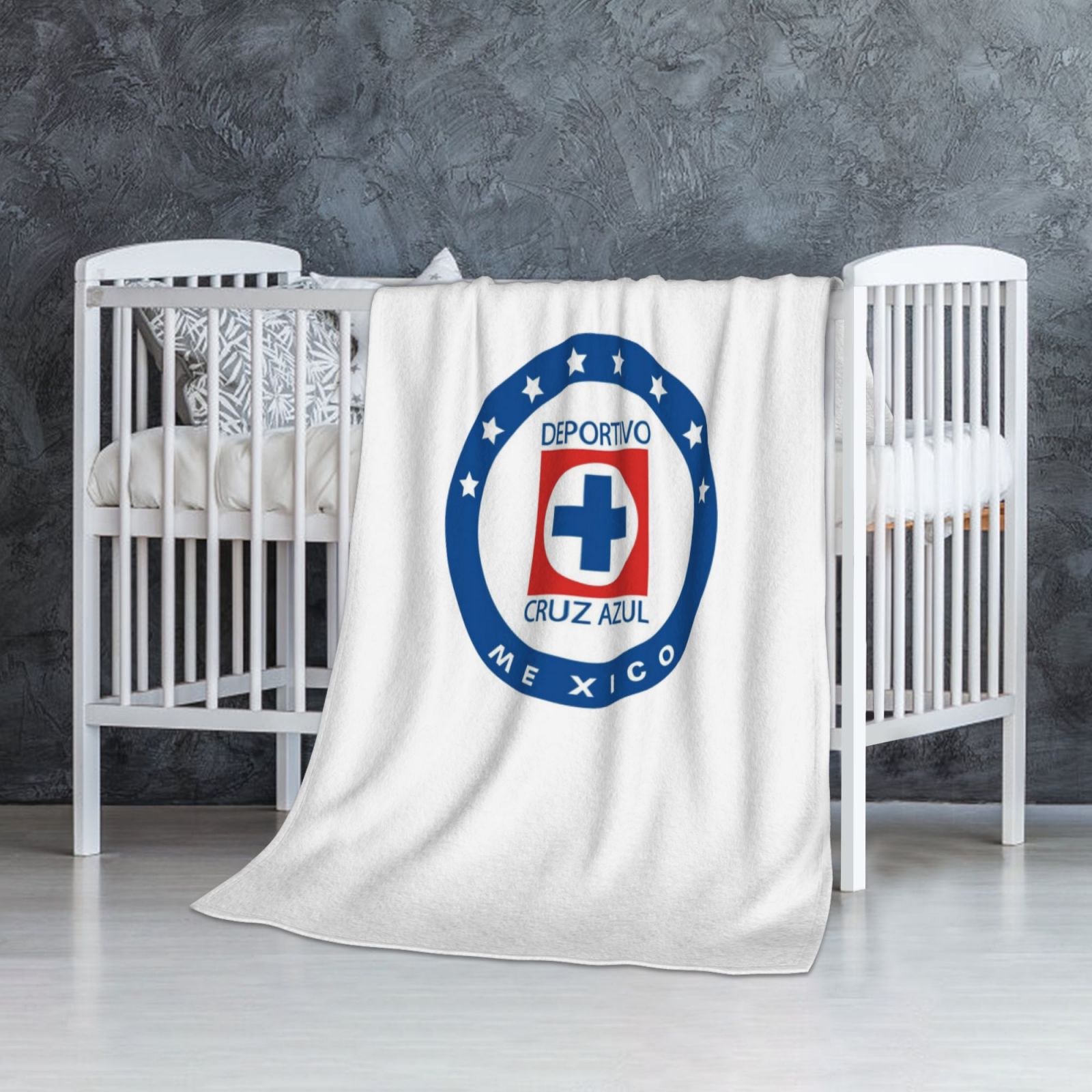Cruz Azul Flannel Blanket FLB1556 - Soccerfana