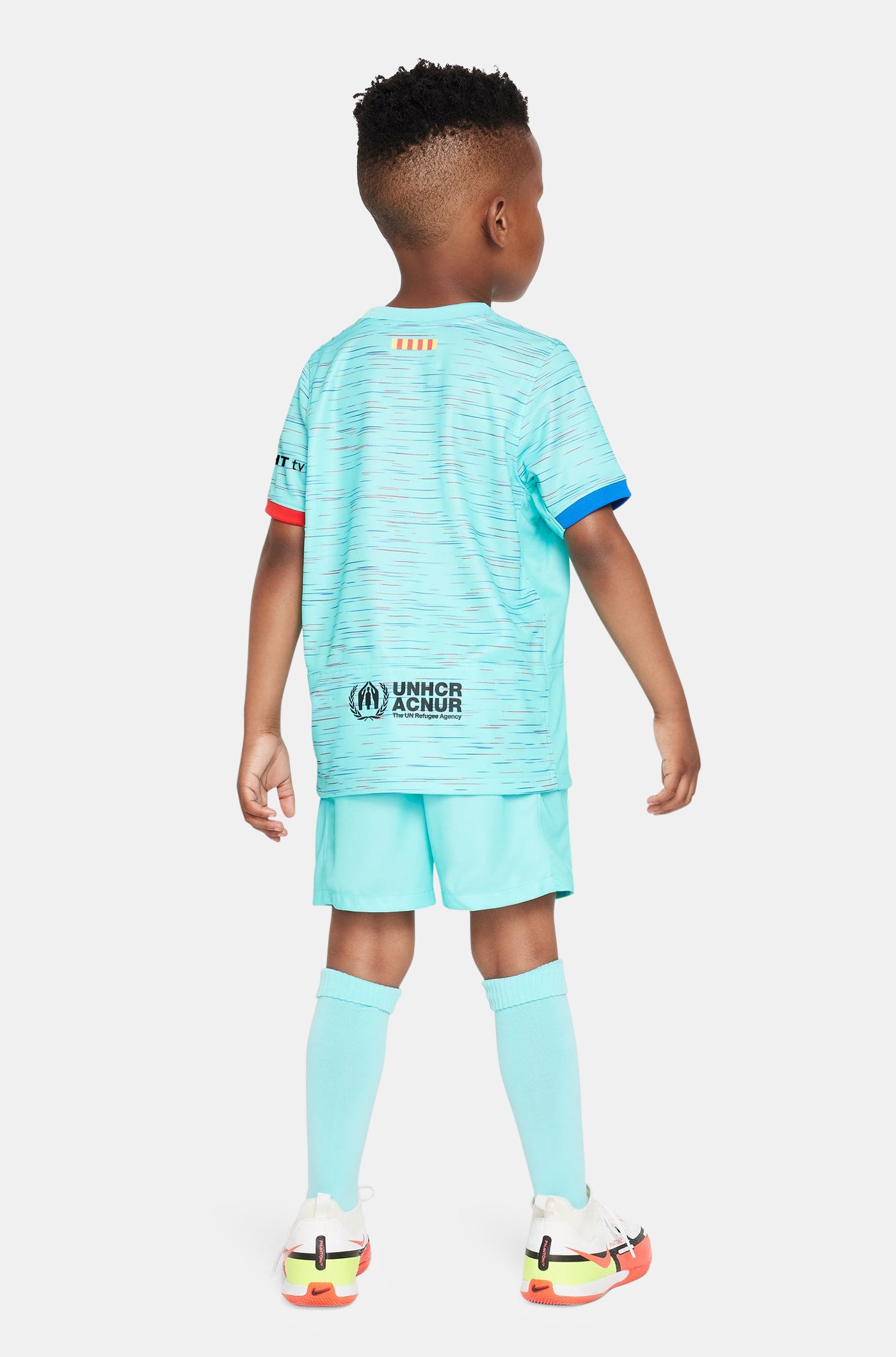 Kid's Barcelona Third Jersey+Shorts 23/24 - Soccerfana
