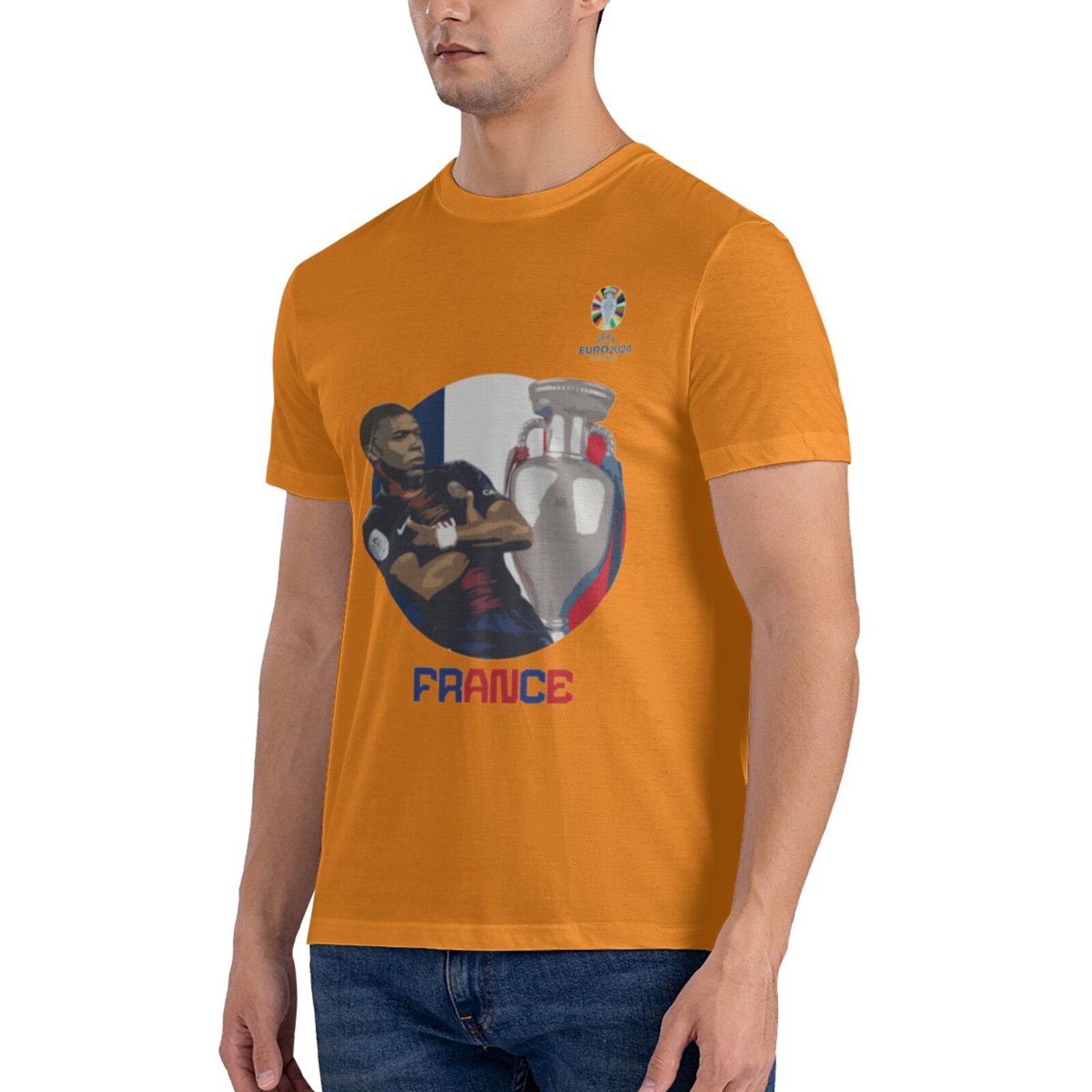 Men's France EURO 2024 Basic Short Sleeve T-Shirt BST1729 - Soccerfana