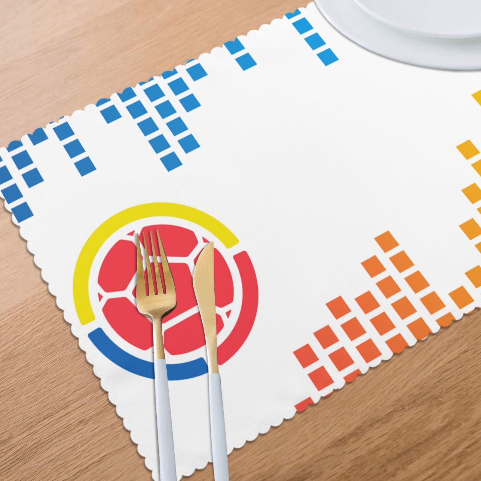 Colombia Placemat Set Of 6 PFD2064 - Soccerfana