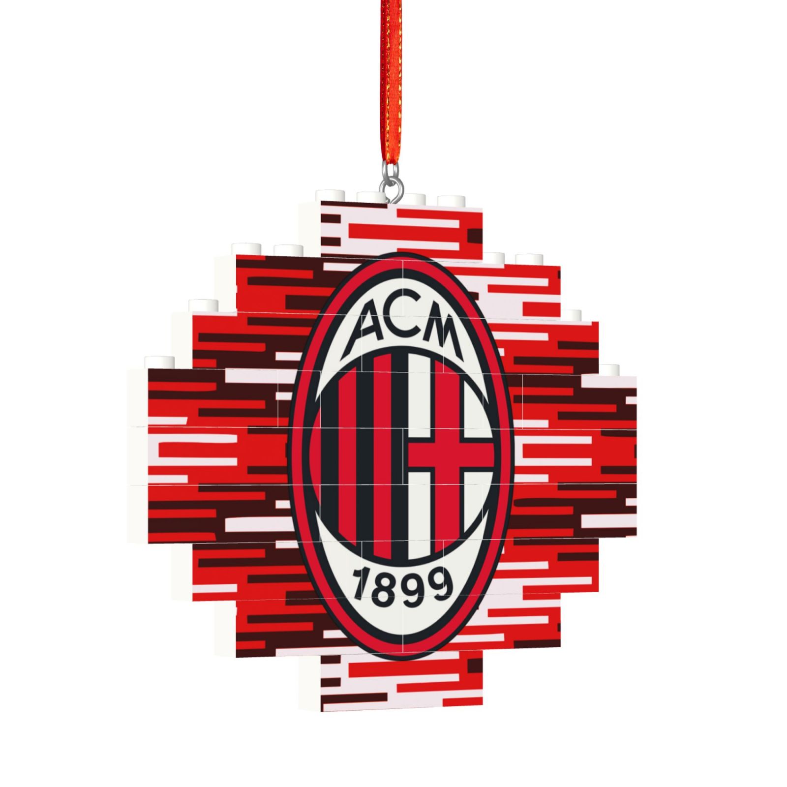 AC Milan Building Block Puzzle Ornament BBP2182 - Soccerfana