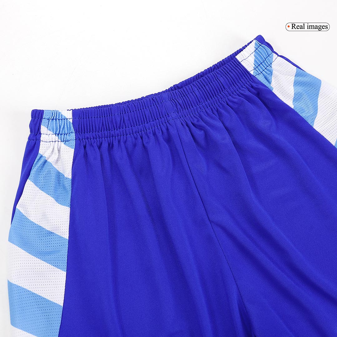 Kid's Argentina Away Jersey+Shorts Copa America 2024 - Soccerfana