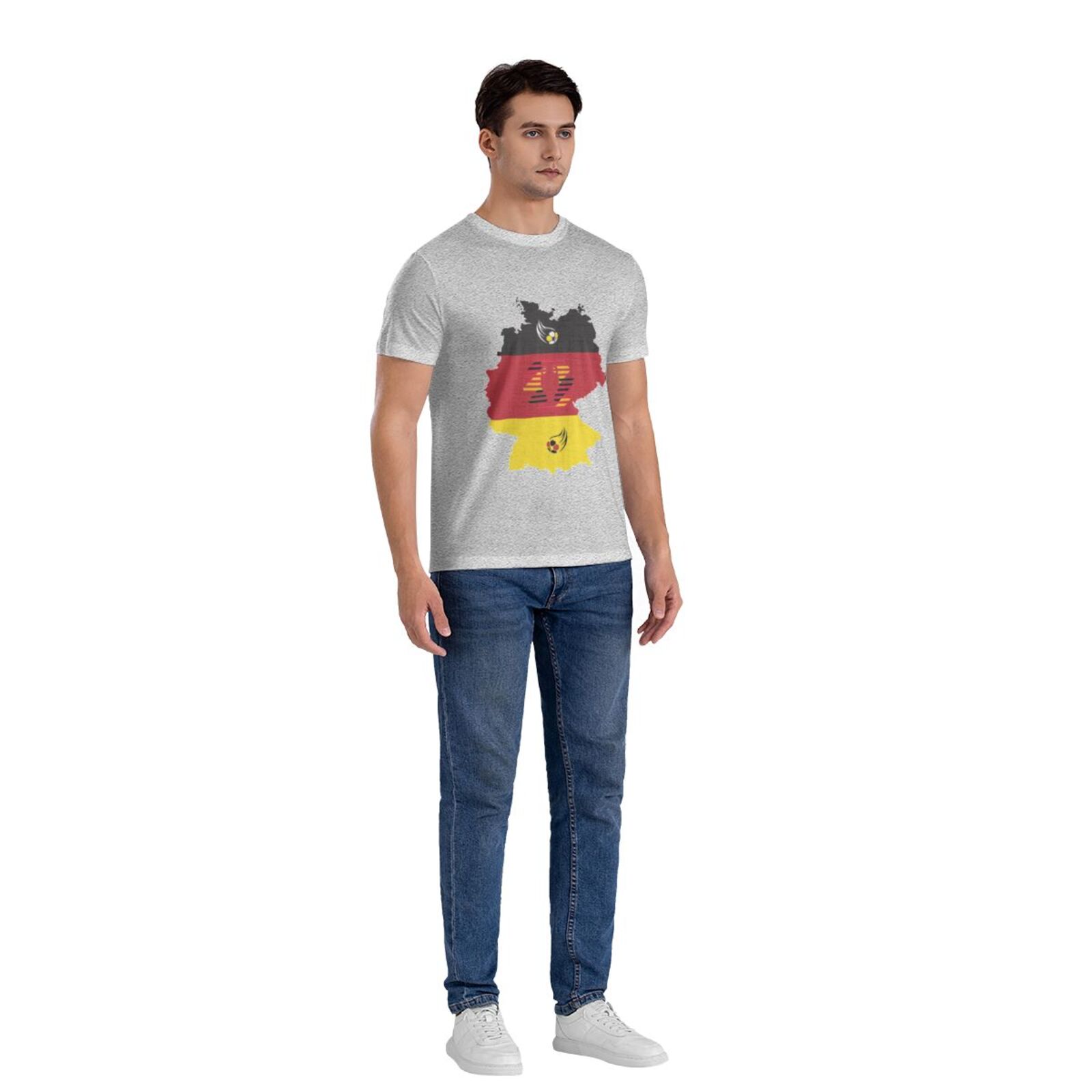 Men's Germany EURO 2024 Basic Short Sleeve T-Shirt BST1770 - Soccerfana