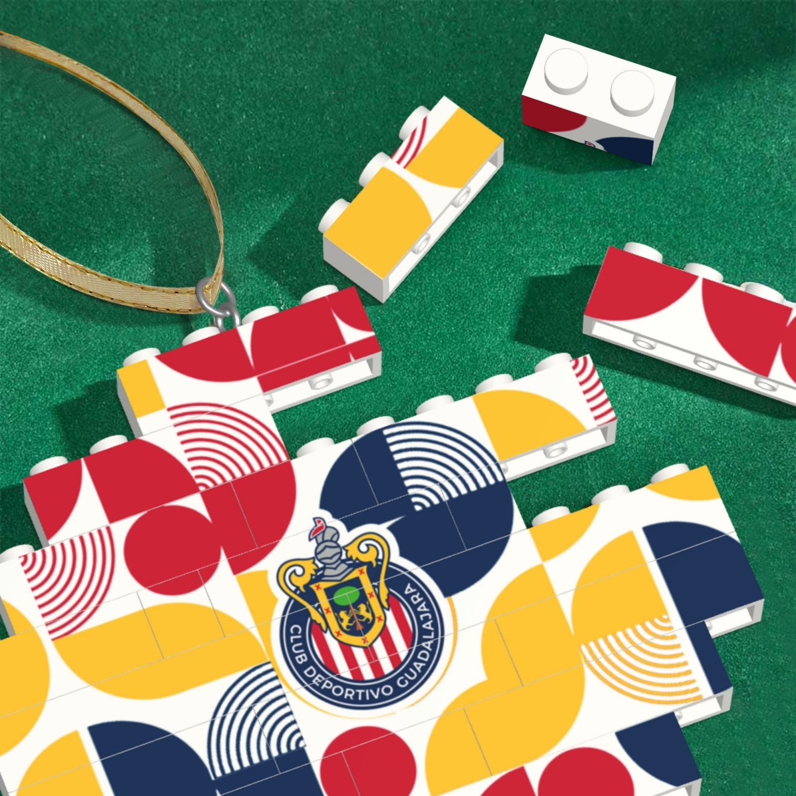 Chivas Building Block Puzzle Ornament BBP1998 - Soccerfana