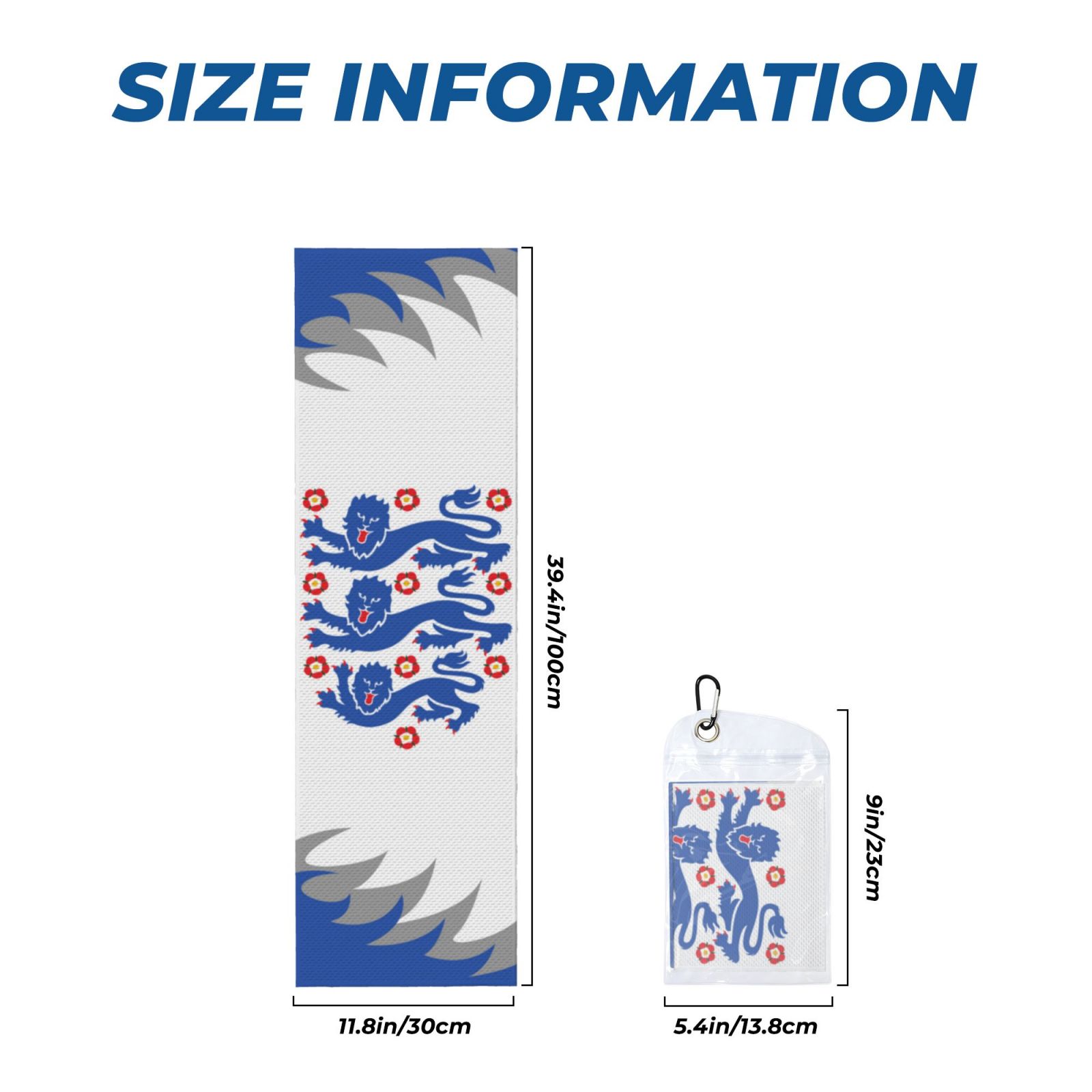 England Sports Towel CET2149 - Soccerfana