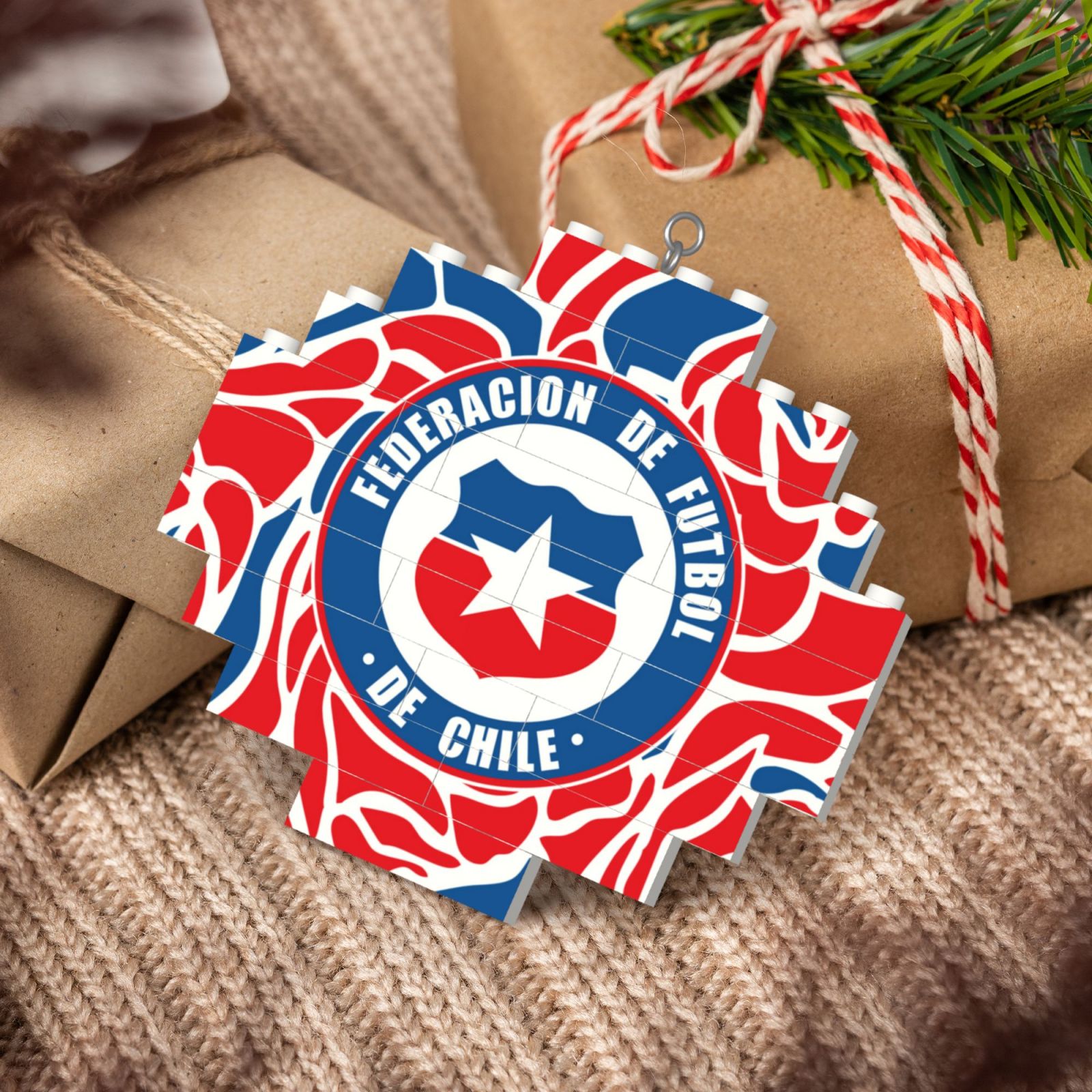 Bayern Munich Building Block Puzzle Ornament BBP2203 - Soccerfana